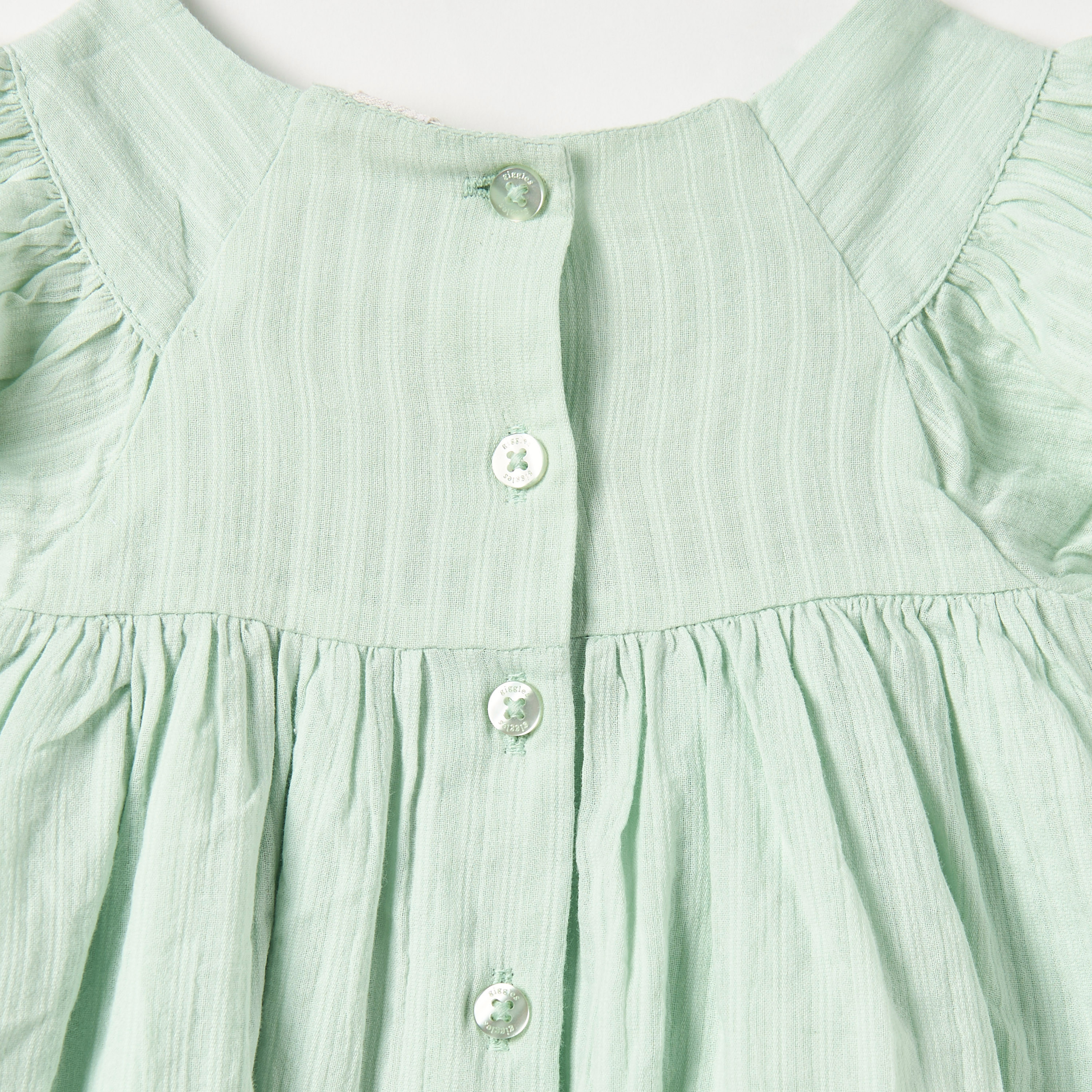 Giggles Embroidered Dress with Flutter Sleeves-baby-girls-clothing-blousesandshirts-image-4
