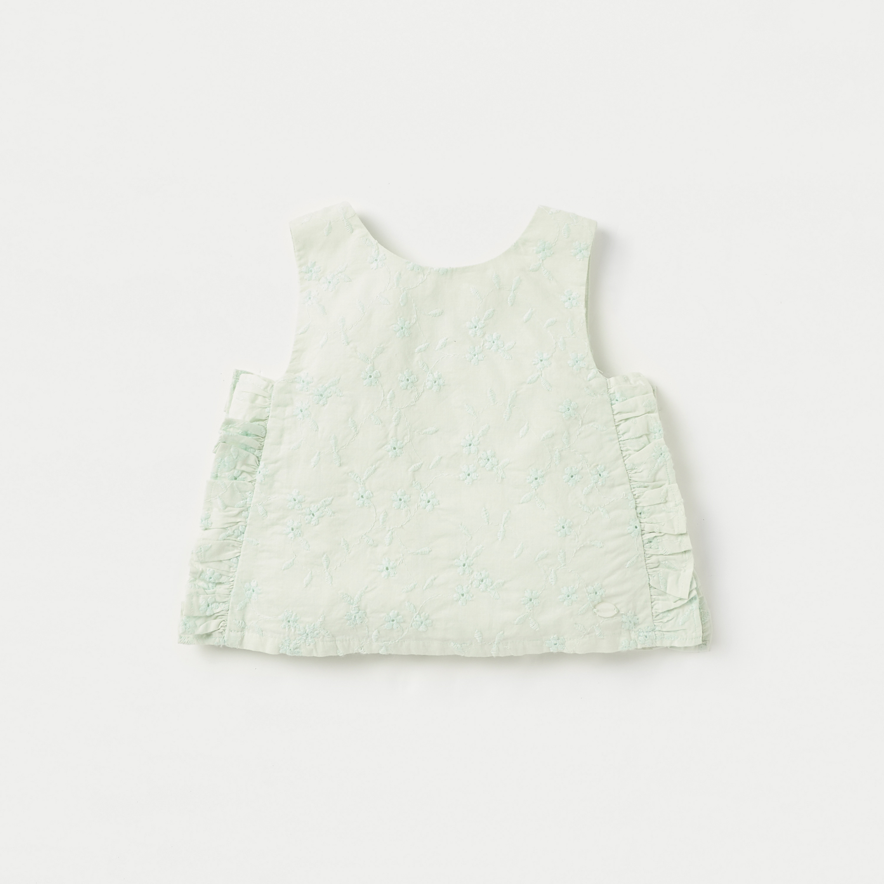 Giggles All-Over Embroidered Sleeveless Top and Skirt Set-baby-girls-clothing-setsandcoords-image-2