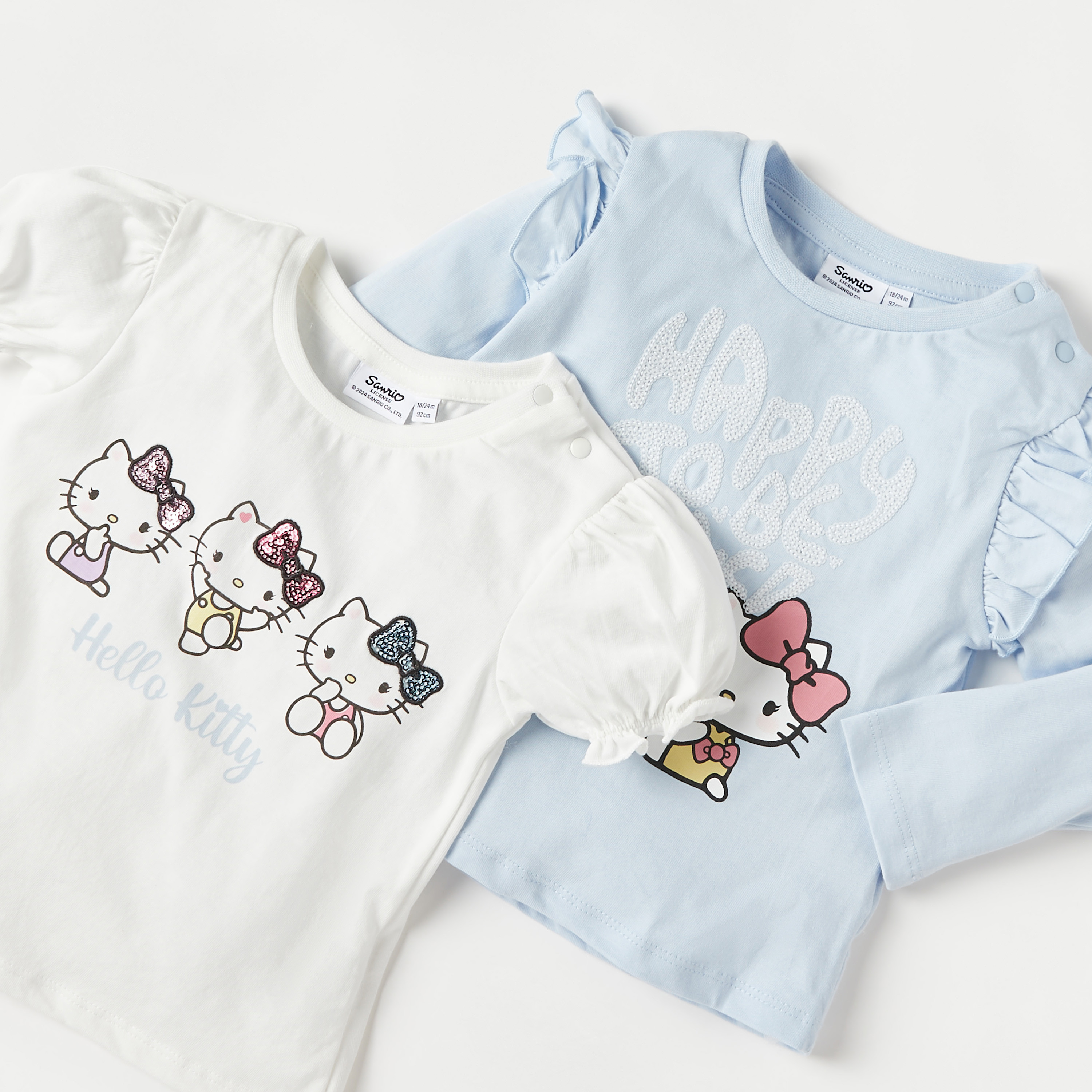 تيشيرت بطبعات هالو كيتي من سانريو - طقم من قطعتين-baby-girls-clothing-multipacks-image-4