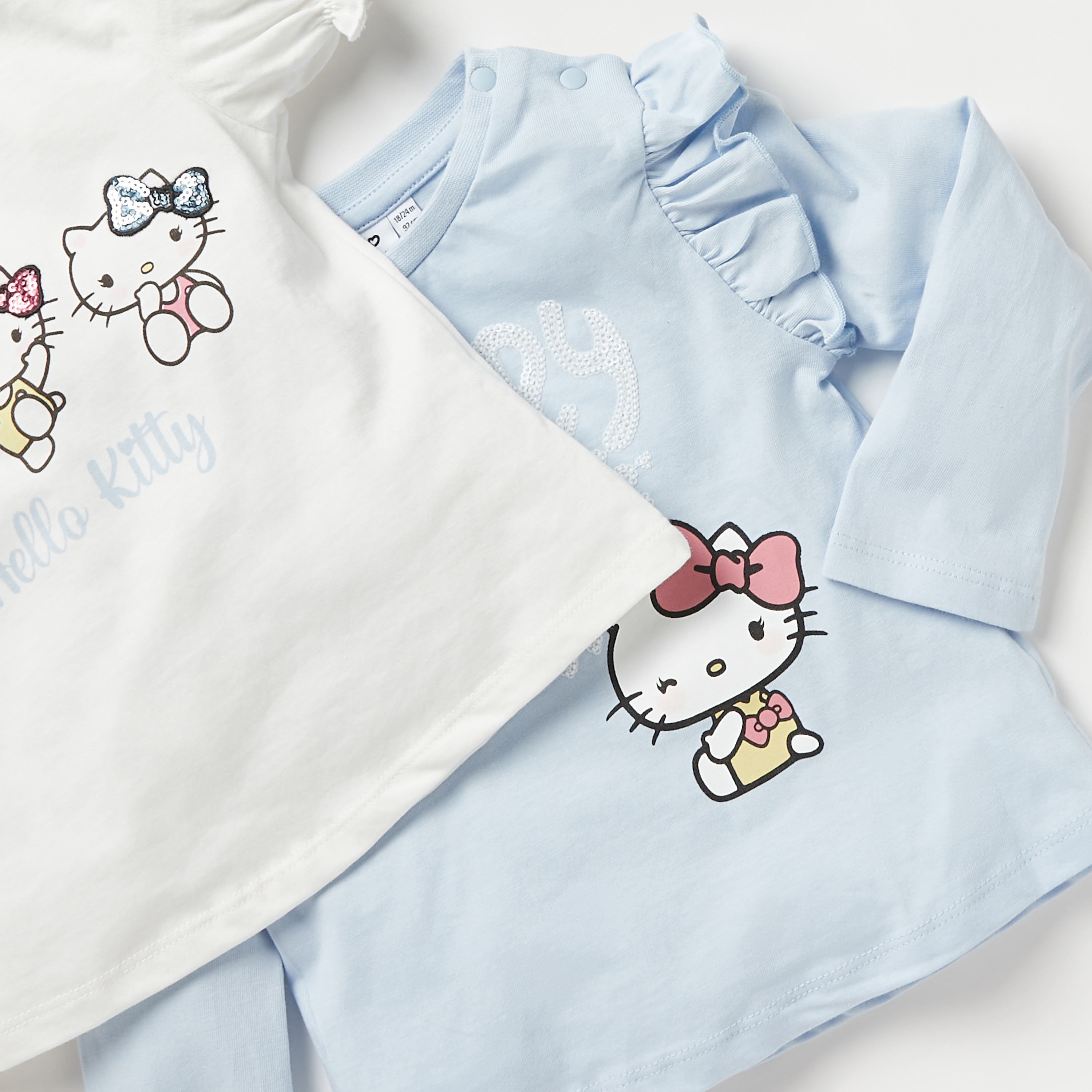 تيشيرت بطبعات هالو كيتي من سانريو - طقم من قطعتين-baby-girls-clothing-multipacks-image-5