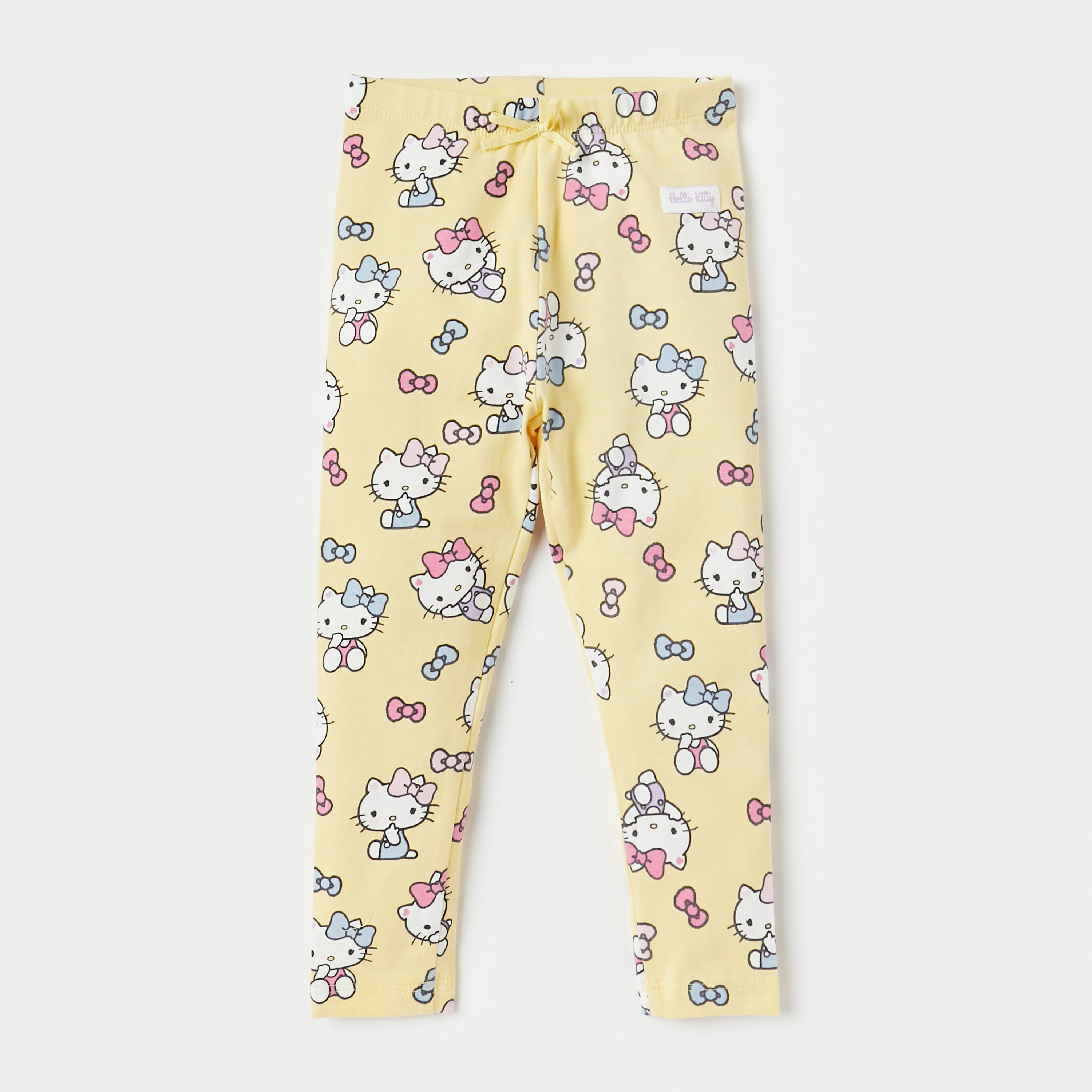 Sanrio Hello Kitty Print Leggings - Set of 2-baby-girls-clothing-bottoms-leggings-image-2