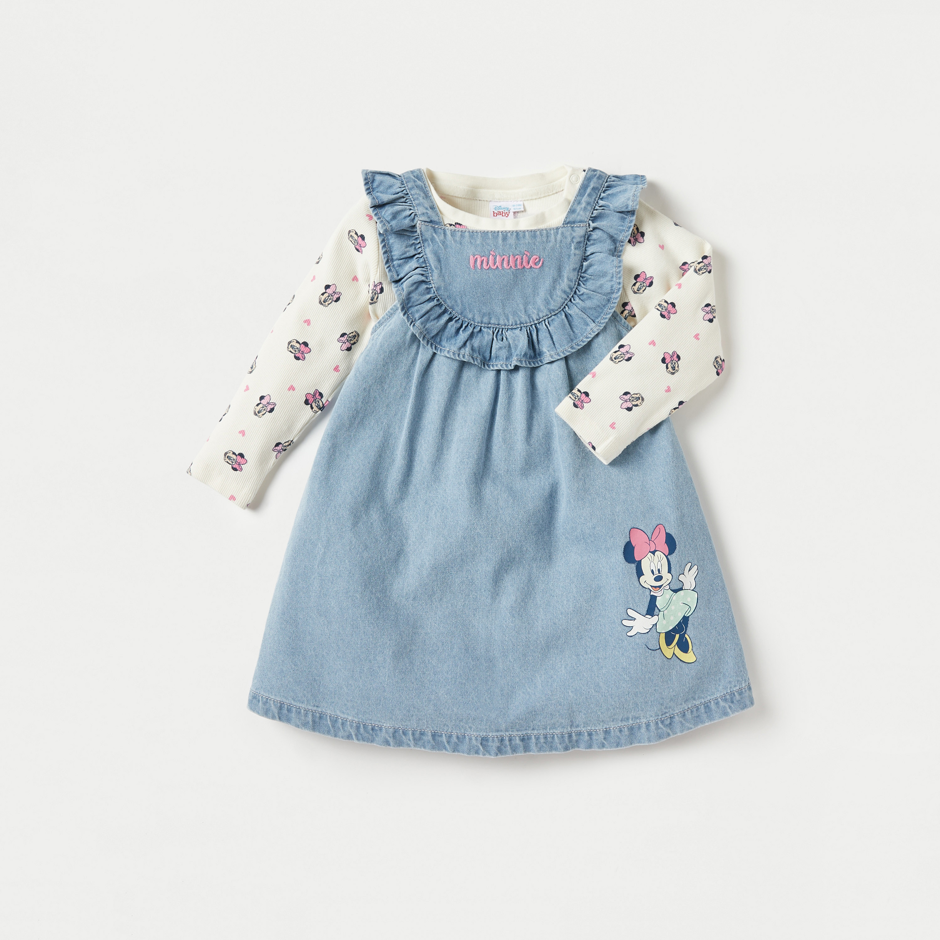 Minnie mouse hot sale dungaree dress