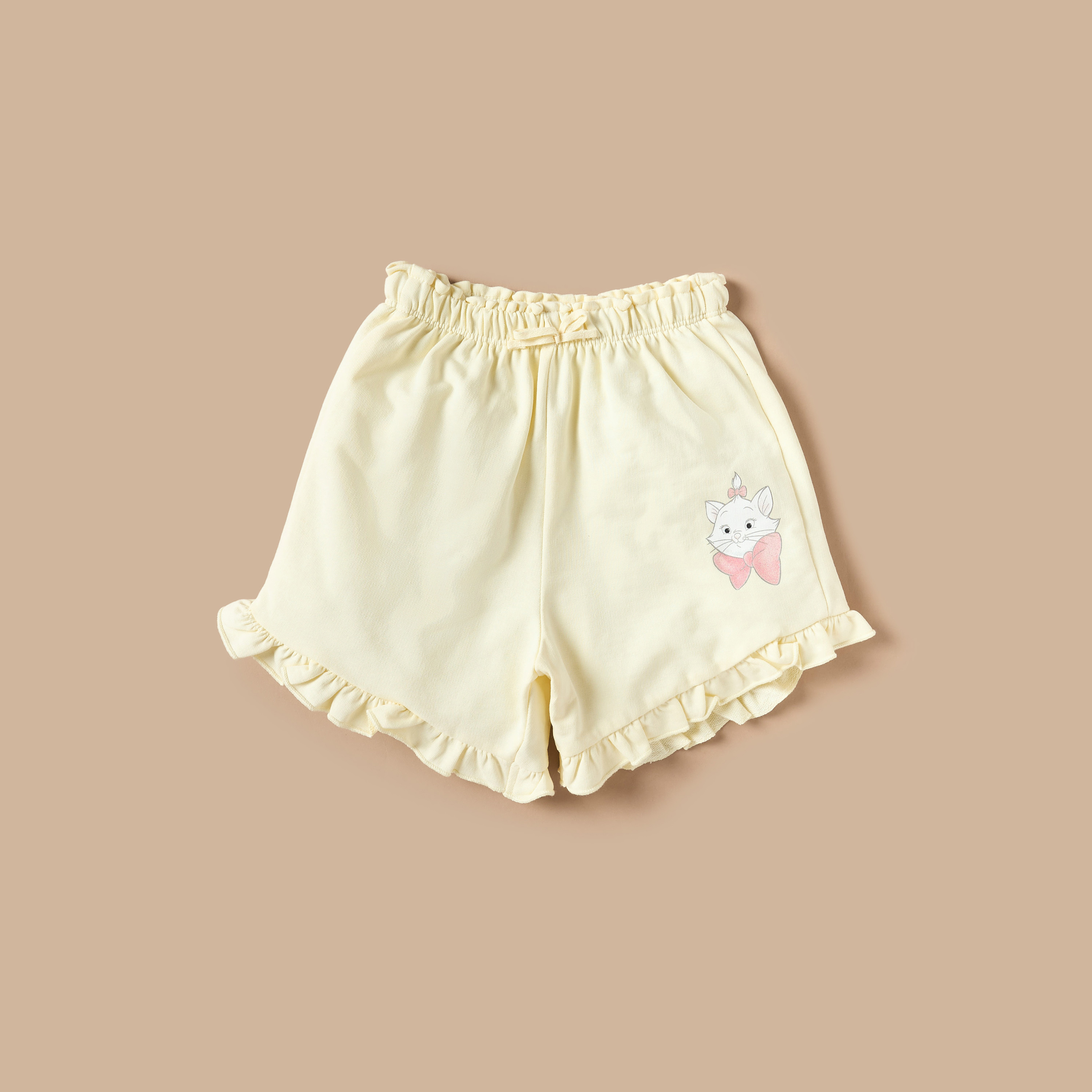 Disney Marie Print Ruffled Top and Shorts Set-baby-girls-clothing-setsandcoords-image-3