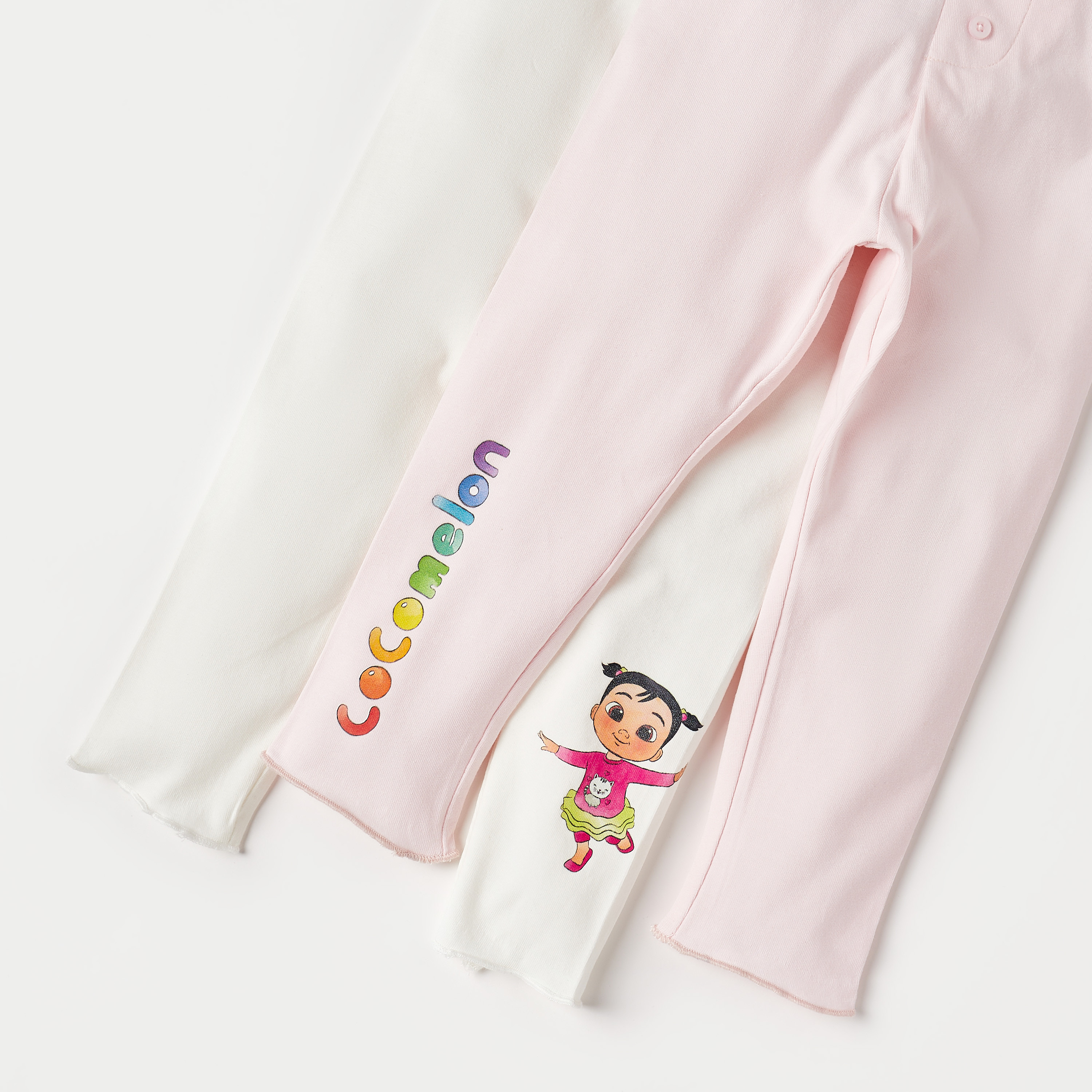 MoonBug Cocomelon Print Leggings with Elasticated Waistband - Set of 2-baby-girls-clothing-bottoms-leggings-image-5