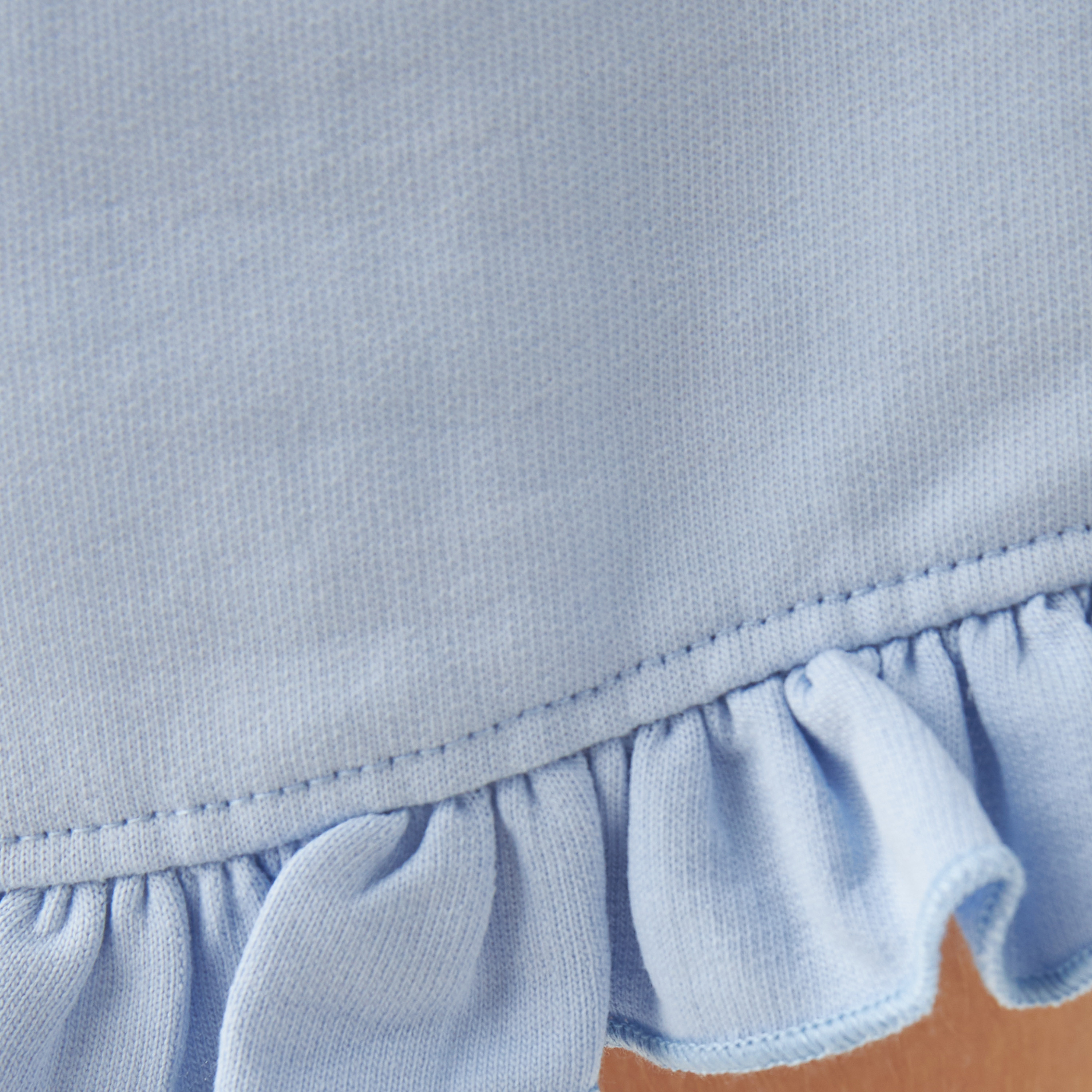 Juniors Solid Shorts with Ruffle Detail and Elasticated Waistband-baby-girls-clothing-bottoms-shorts-image-5