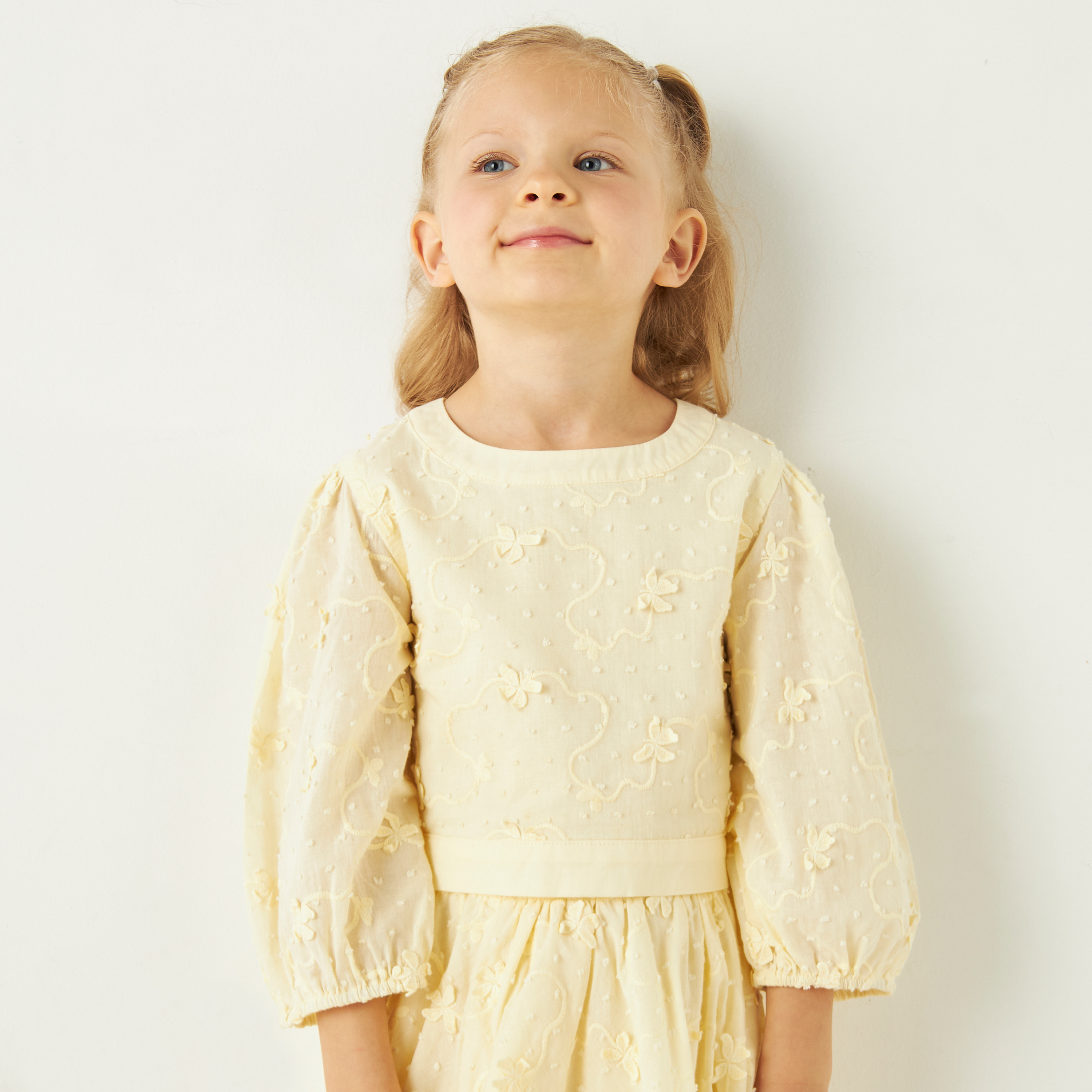 Eligo Butterfly Textured Top and Skirt Set-baby-girls-clothing-setsandcoords-image-2