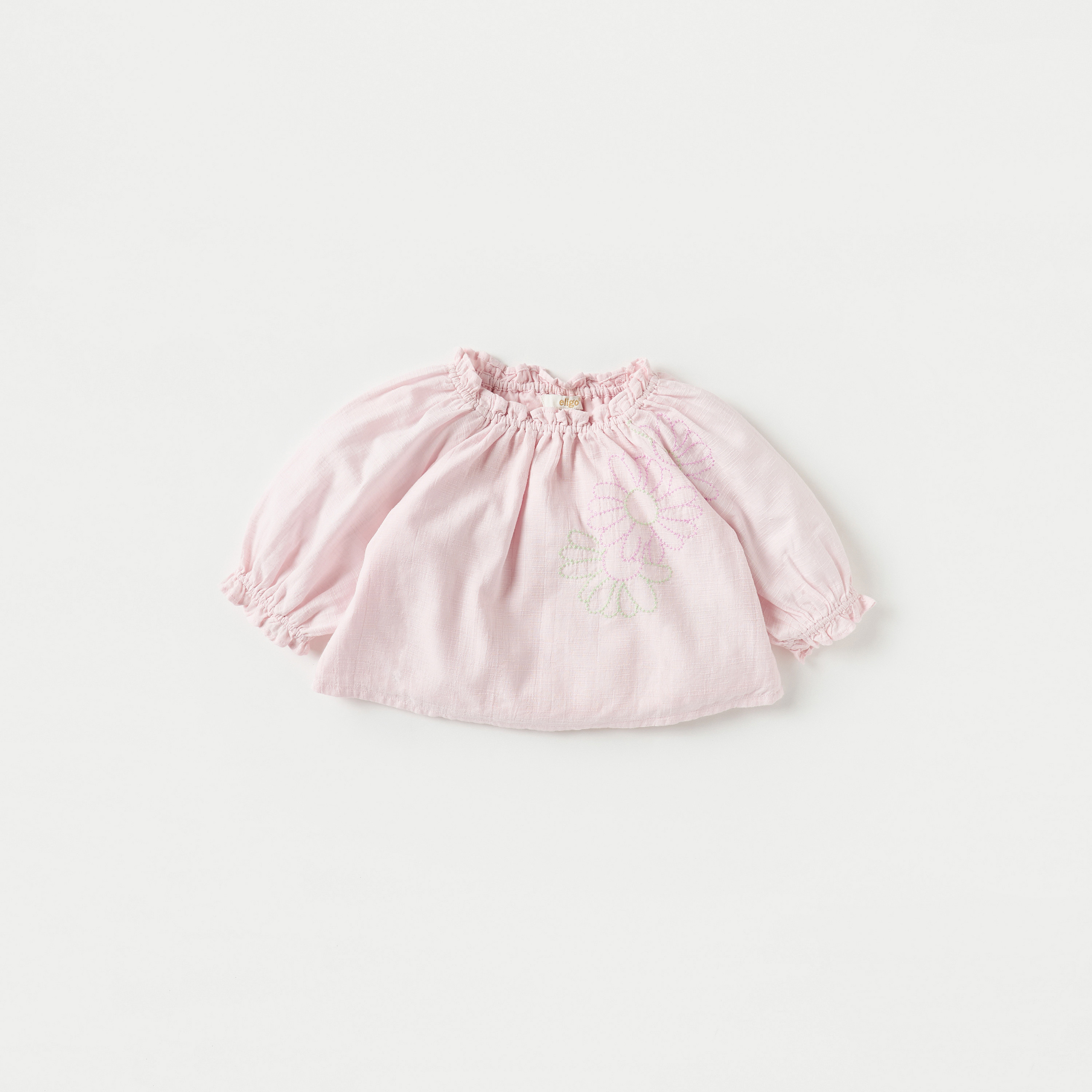 طقم شورت وبلوزة مطرّزة من إليجو-baby-girls-clothing-setsandcoords-image-2