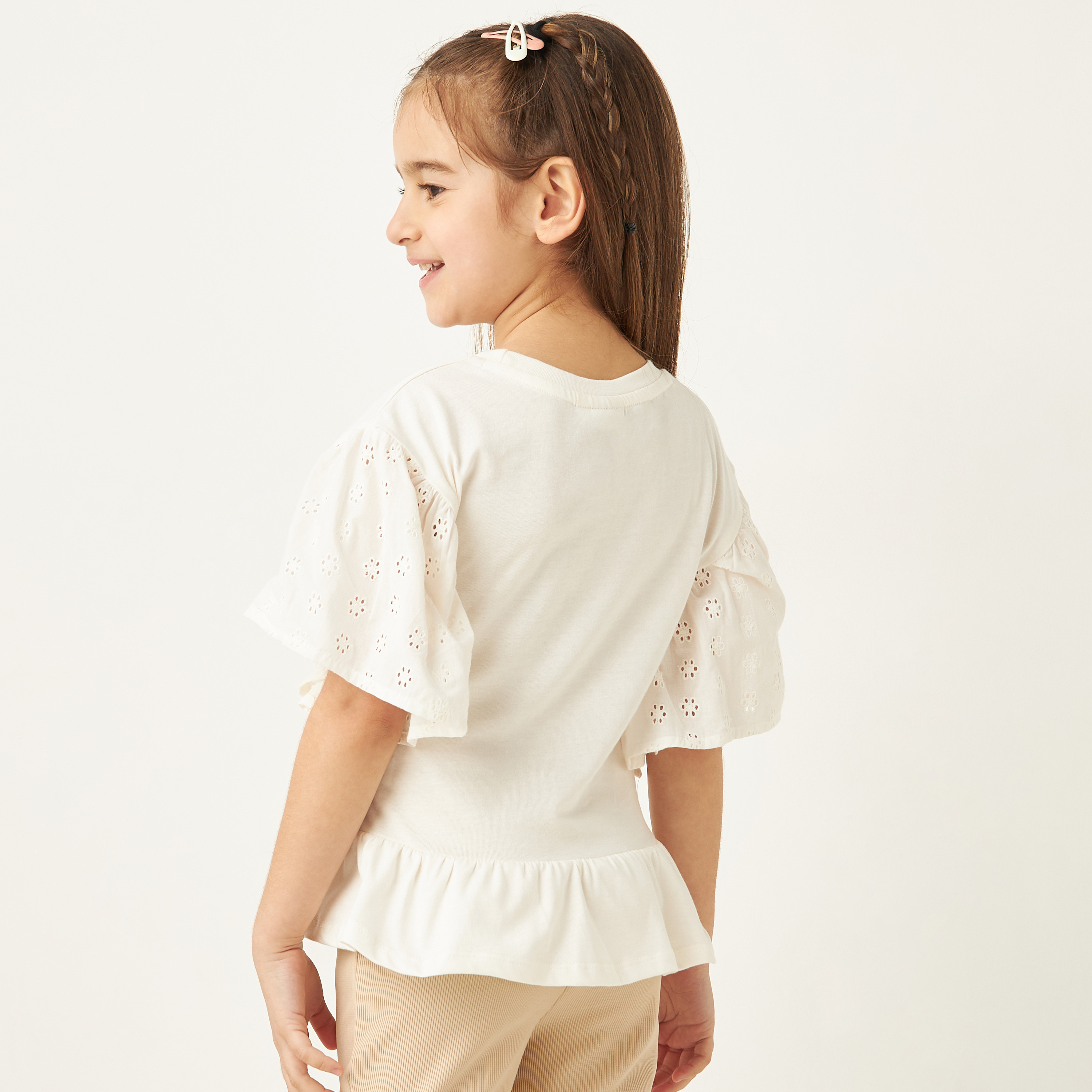 Lee Cooper Sequin Embellished Graphic Print T-shirt-girls-clothing-tshirts-image-3
