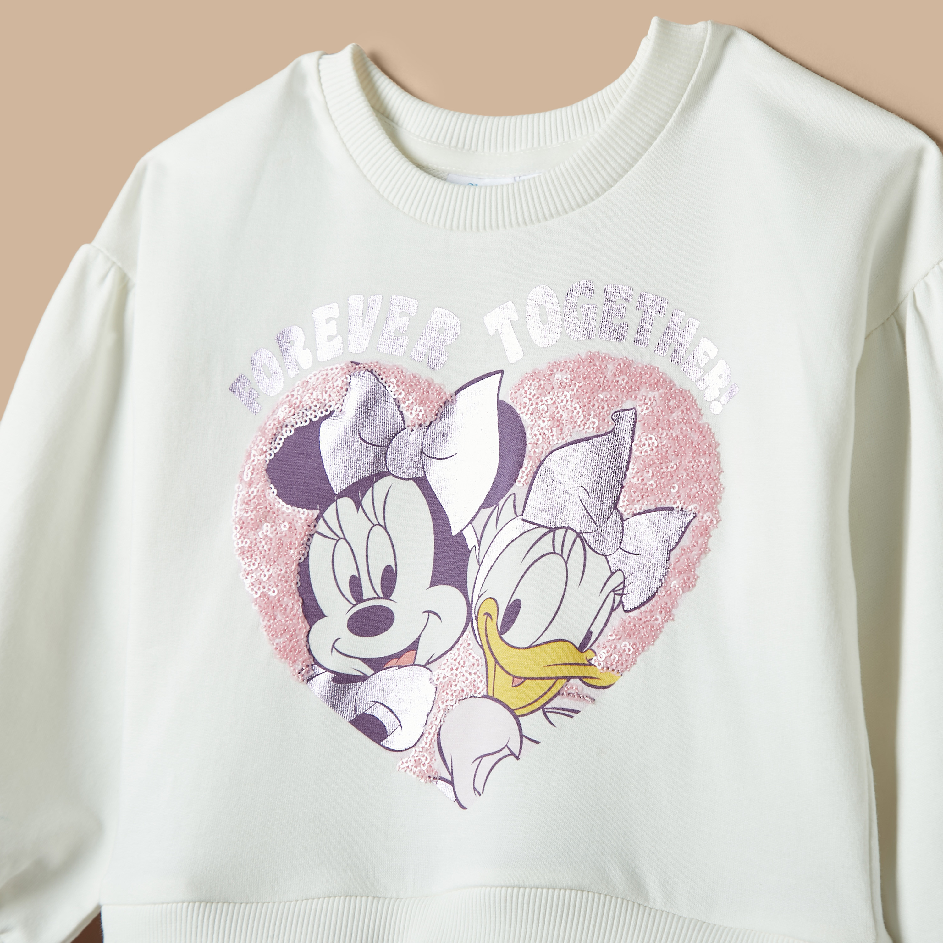 Disney Minnie Mouse and Daisy Duck Mixed Media Dress-girls-clothing-dressesandjumpsuits-image-2