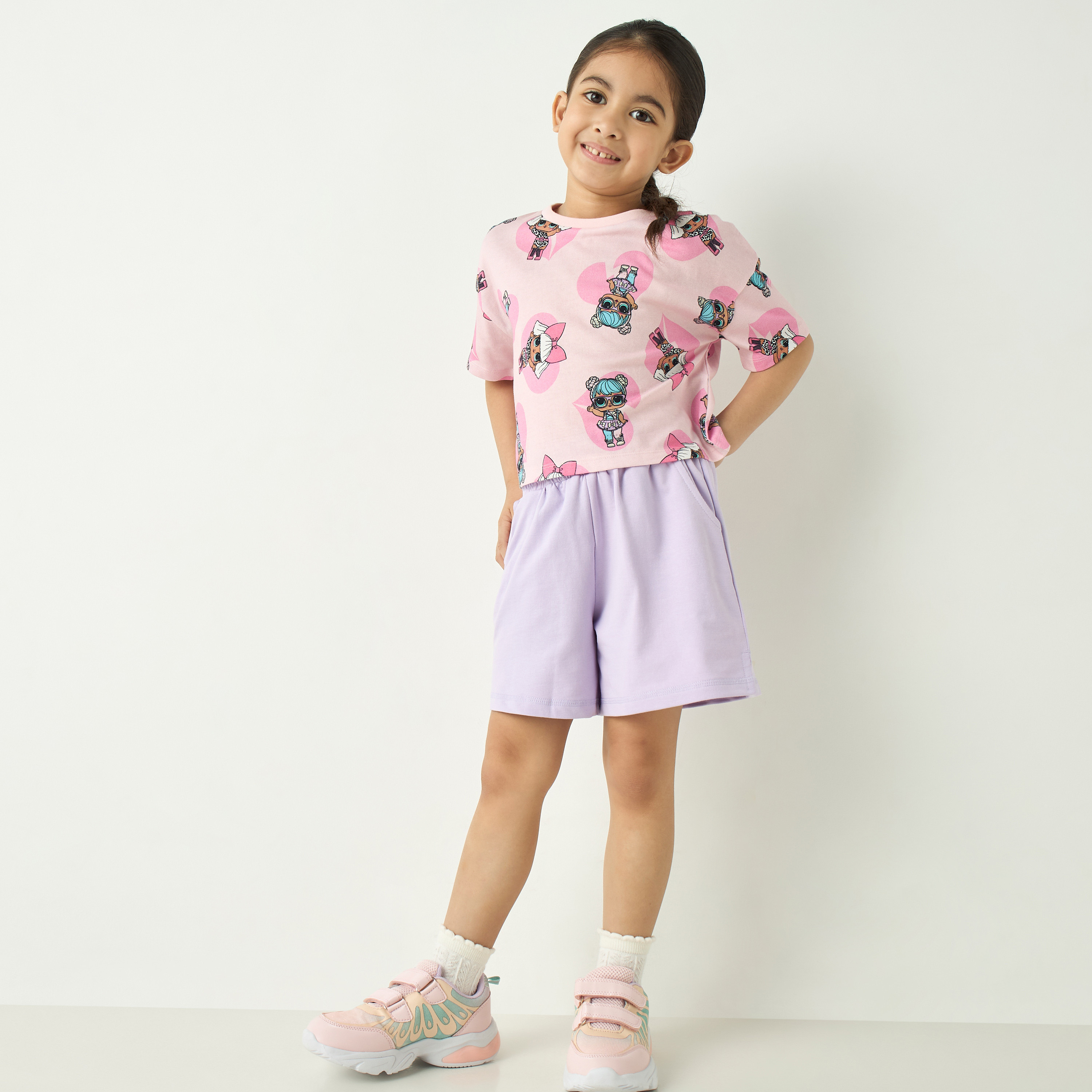 L.O.L! Surprise Print T-shirt with Short Sleeves - Set of 2-girls-clothing-multipacks-image-6