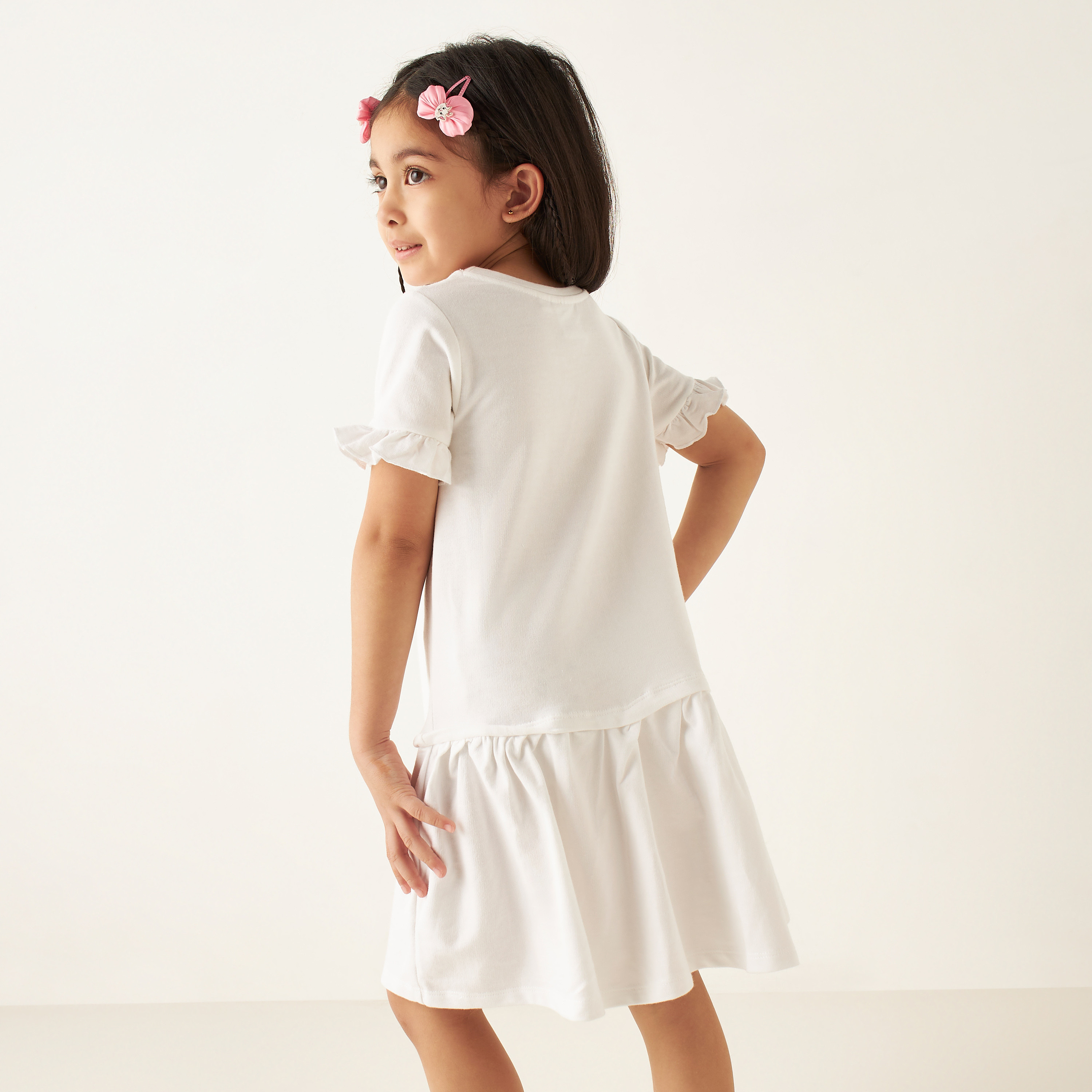 L.O.L. Surprise! Print Dress with Short Sleeves-girls-clothing-dressesandjumpsuits-image-4