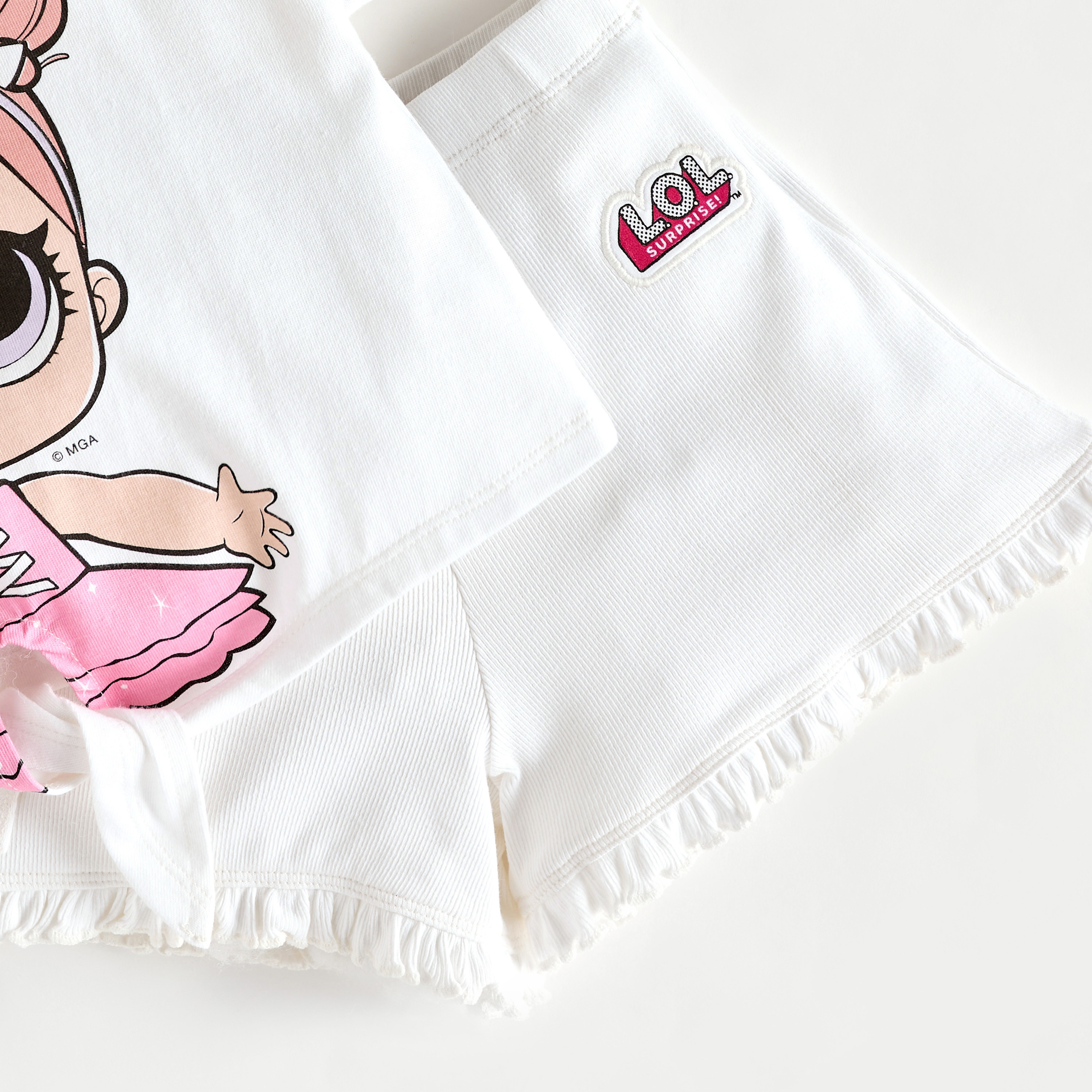 L.O.L! Surprise Print Top and Shorts Set-baby-girls-clothing-setsandcoords-image-5