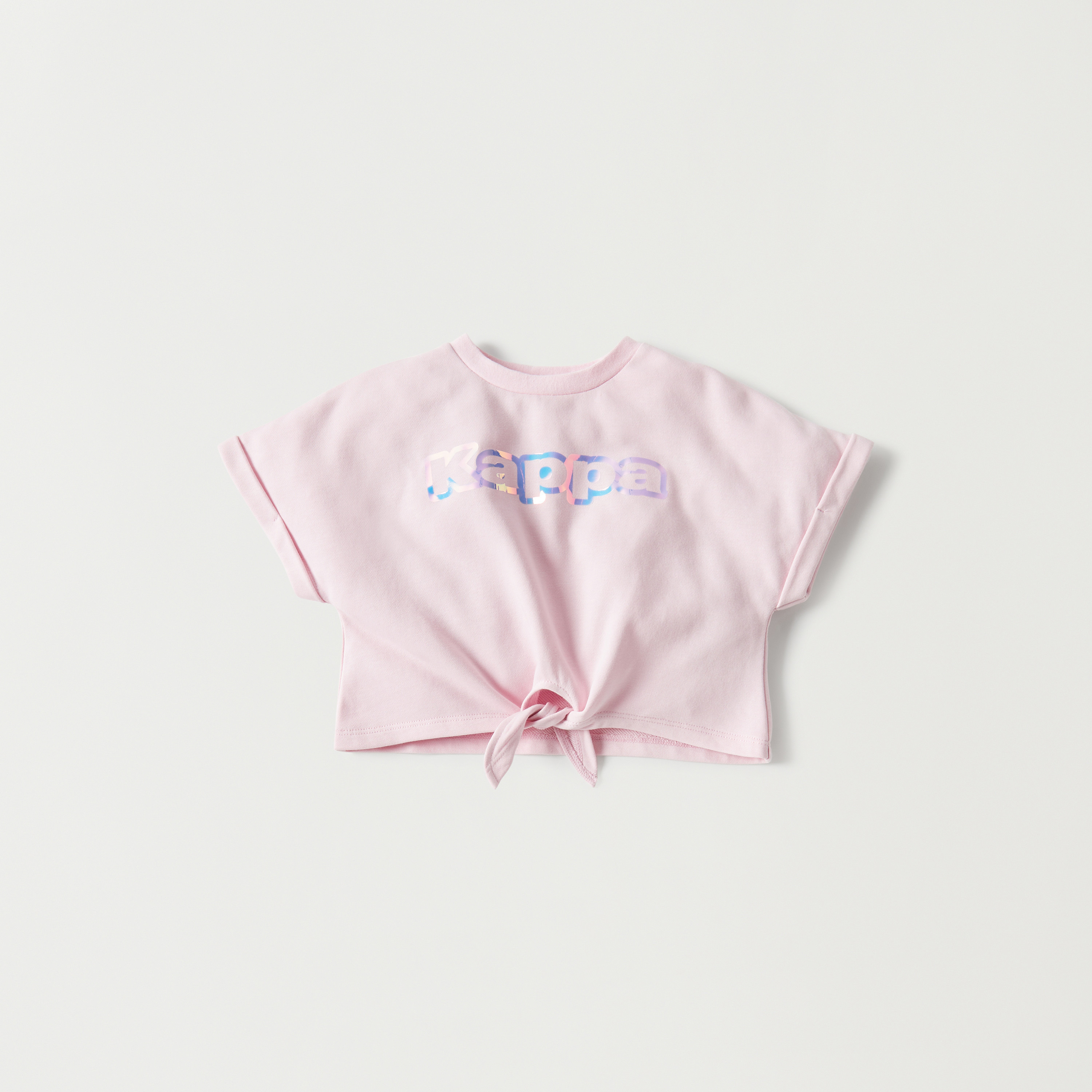 Kappa Printed T-shirt and Joggers Set-baby-girls-clothing-setsandcoords-image-3