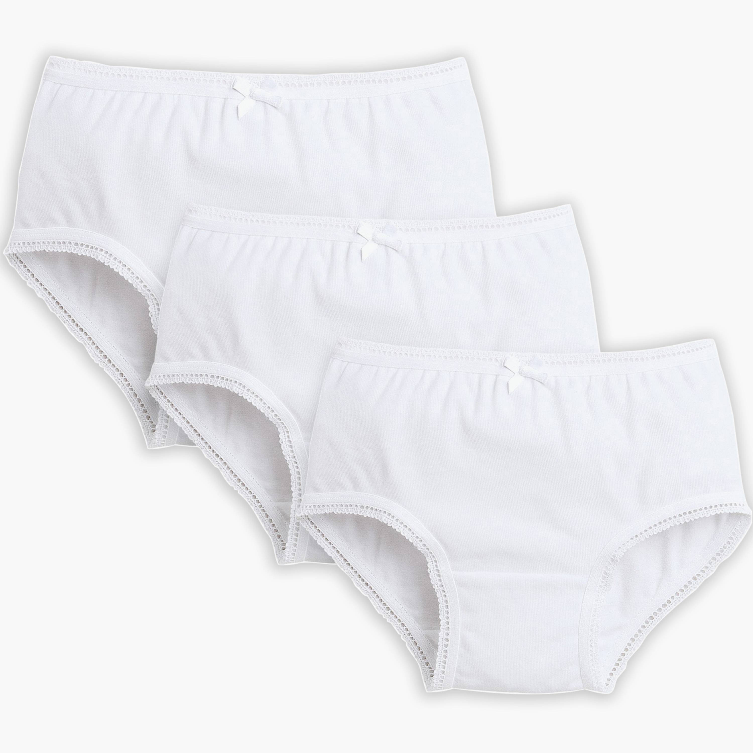 طقم 3 قطع كيلوتات قطن من فيكتور أند جين-girls-clothing-innerwear-panties-image-3