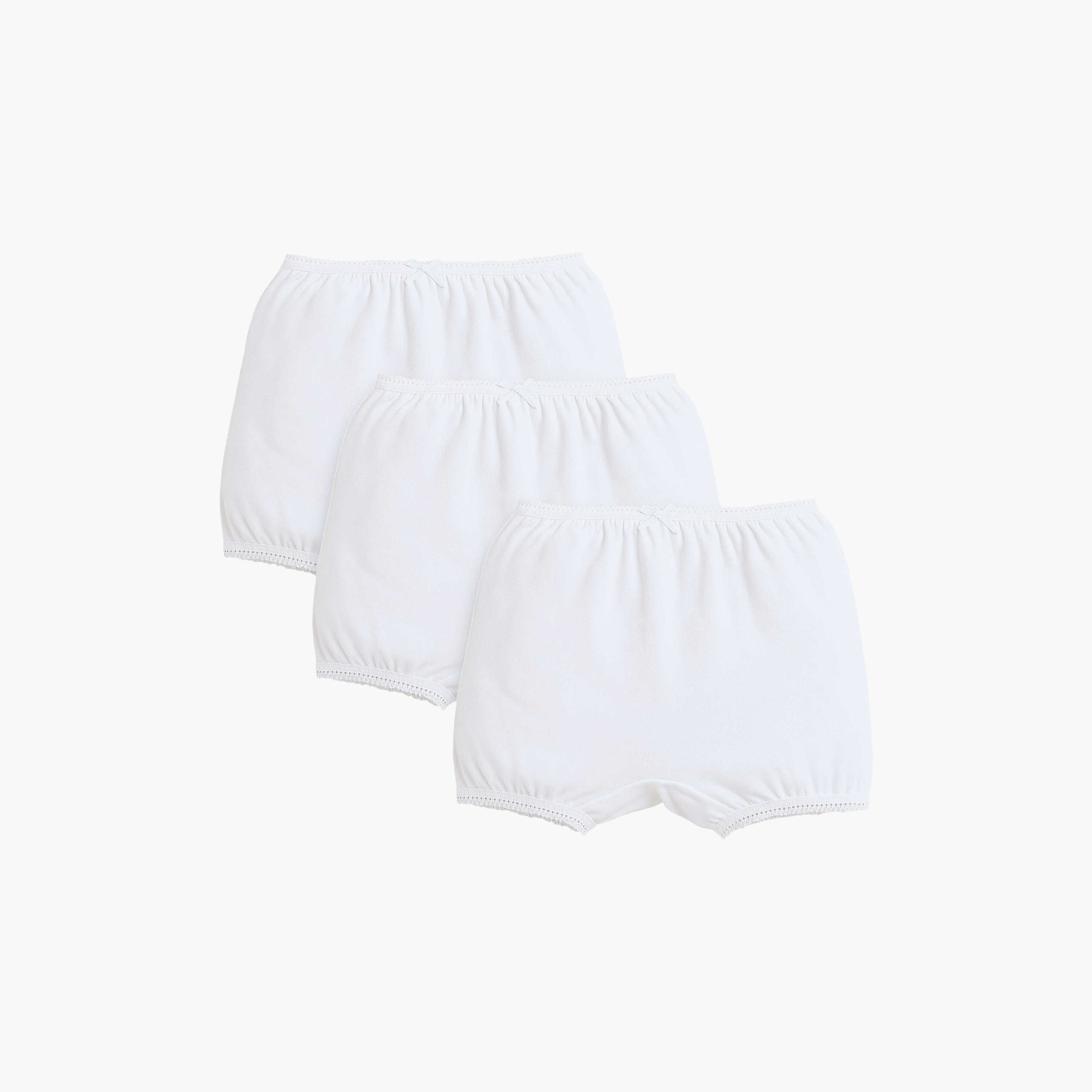 طقم 3 قطع شورت قطن من فيكتور أند جين-girls-clothing-bottoms-shorts-image-1