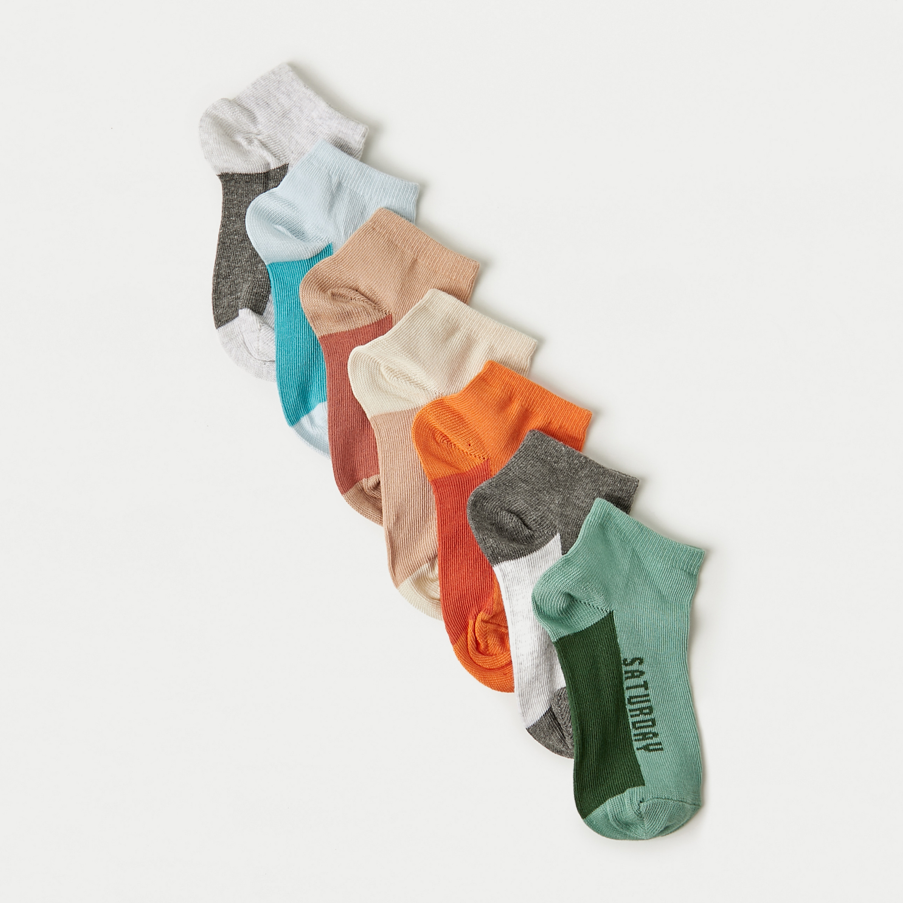 Juniors Days of the Week Print Socks - Set of 7-boys-accessories-socks-image-2