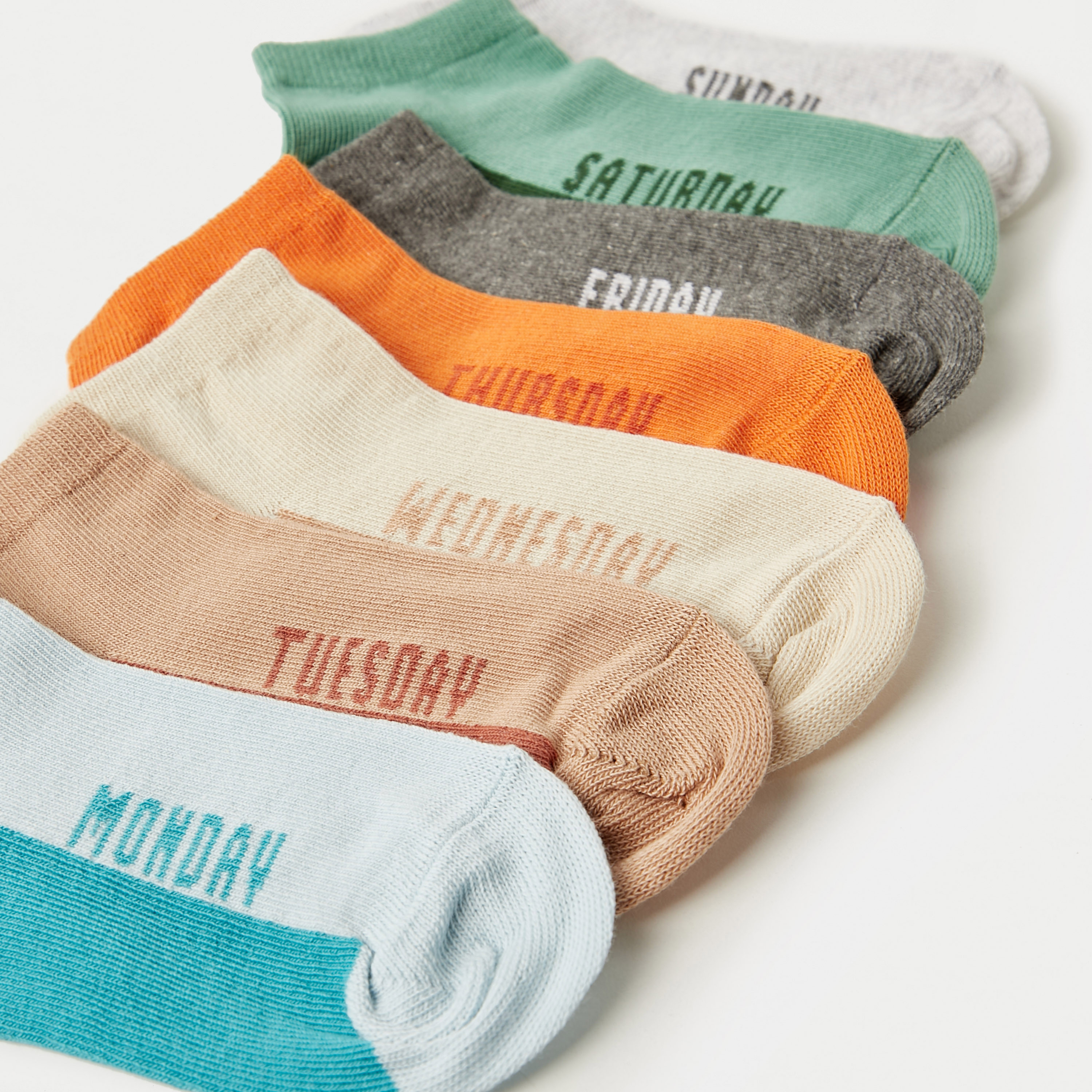 Juniors Days of the Week Print Socks - Set of 7-boys-accessories-socks-image-3