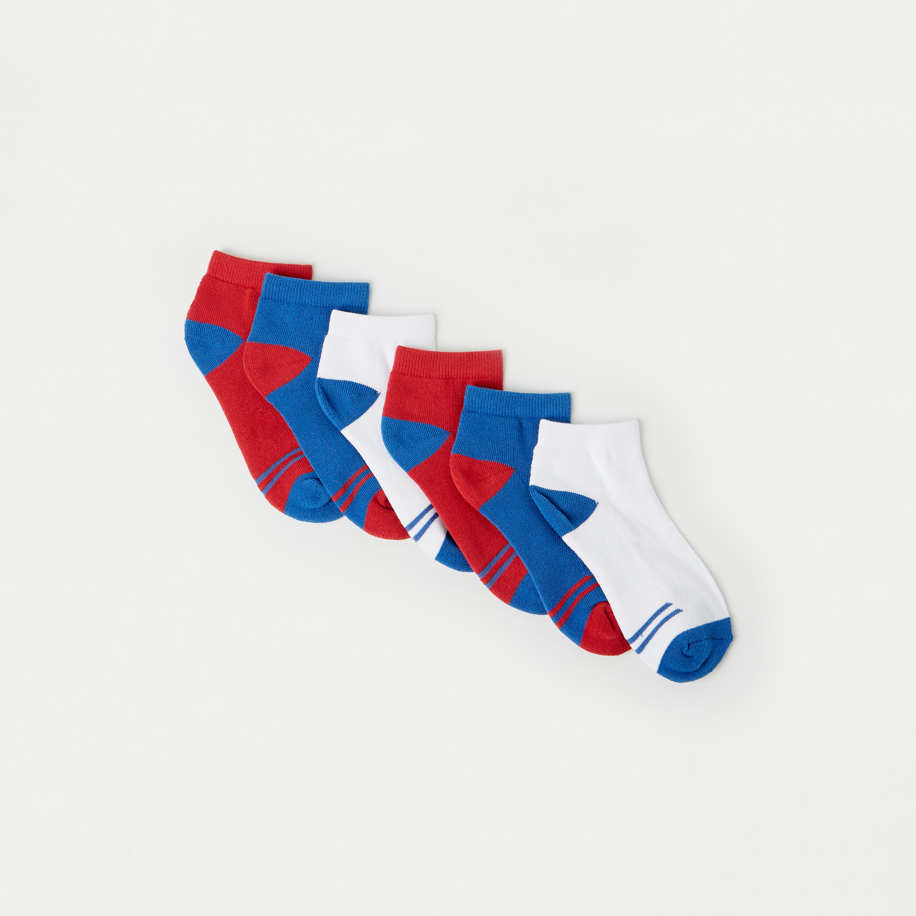 Juniors Colourblock Socks - Set of 3-boys-accessories-socks-image-2