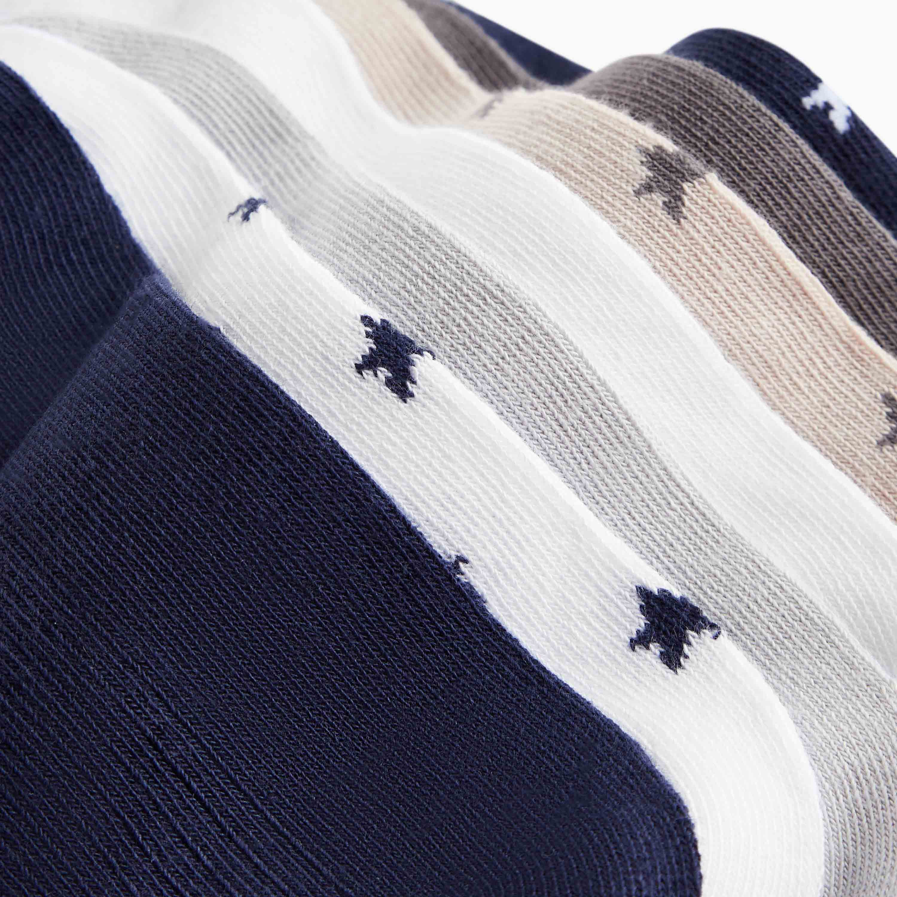 طقم جوارب 7 أزواج بطول الكاحل بطبعات من جونيورز-boys-accessories-socks-image-4