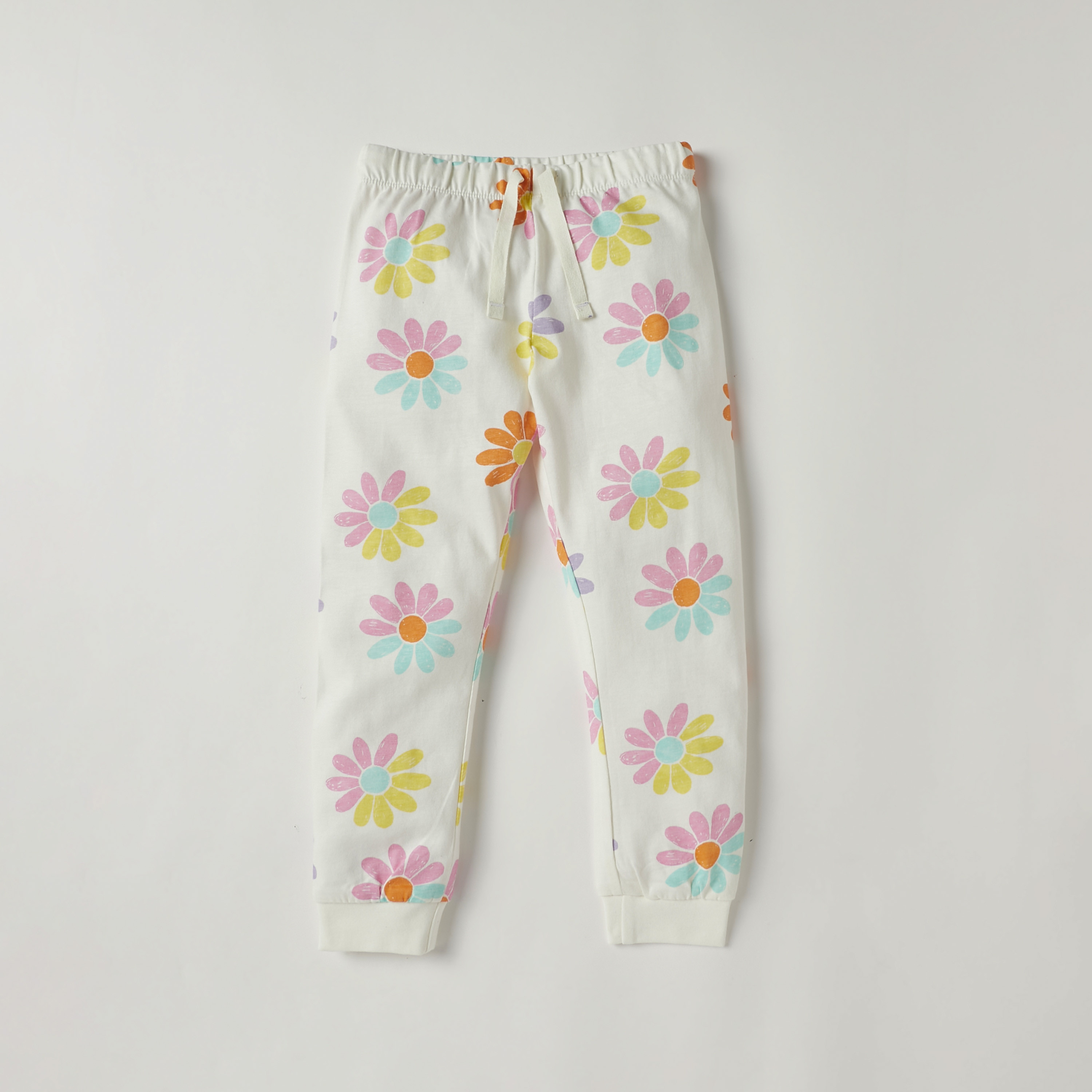 Juniors All-Over Floral Print Cotton T-shirt and Pyjama Set-boys-clothing-nightwear-image-3