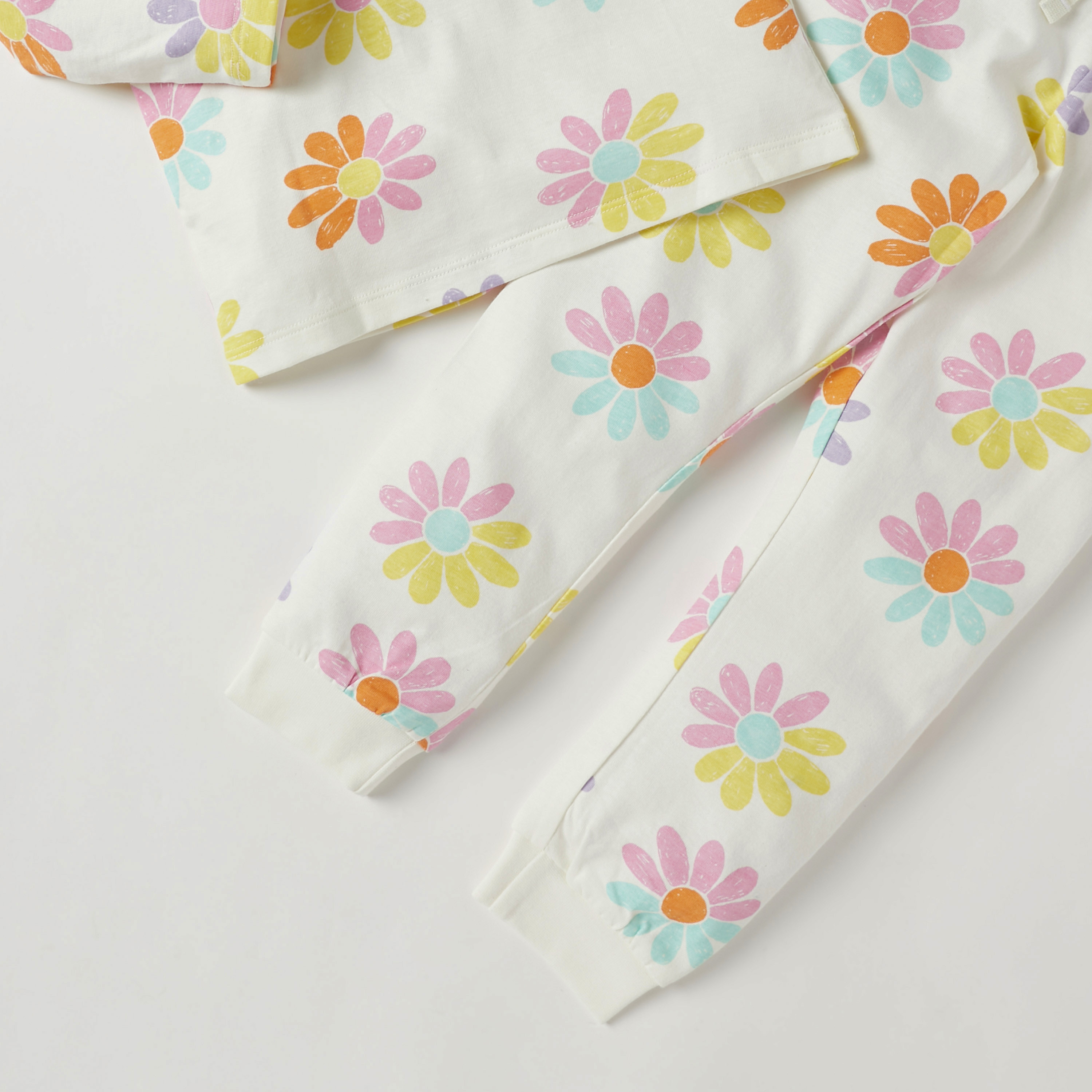 Juniors All-Over Floral Print Cotton T-shirt and Pyjama Set-boys-clothing-nightwear-image-5