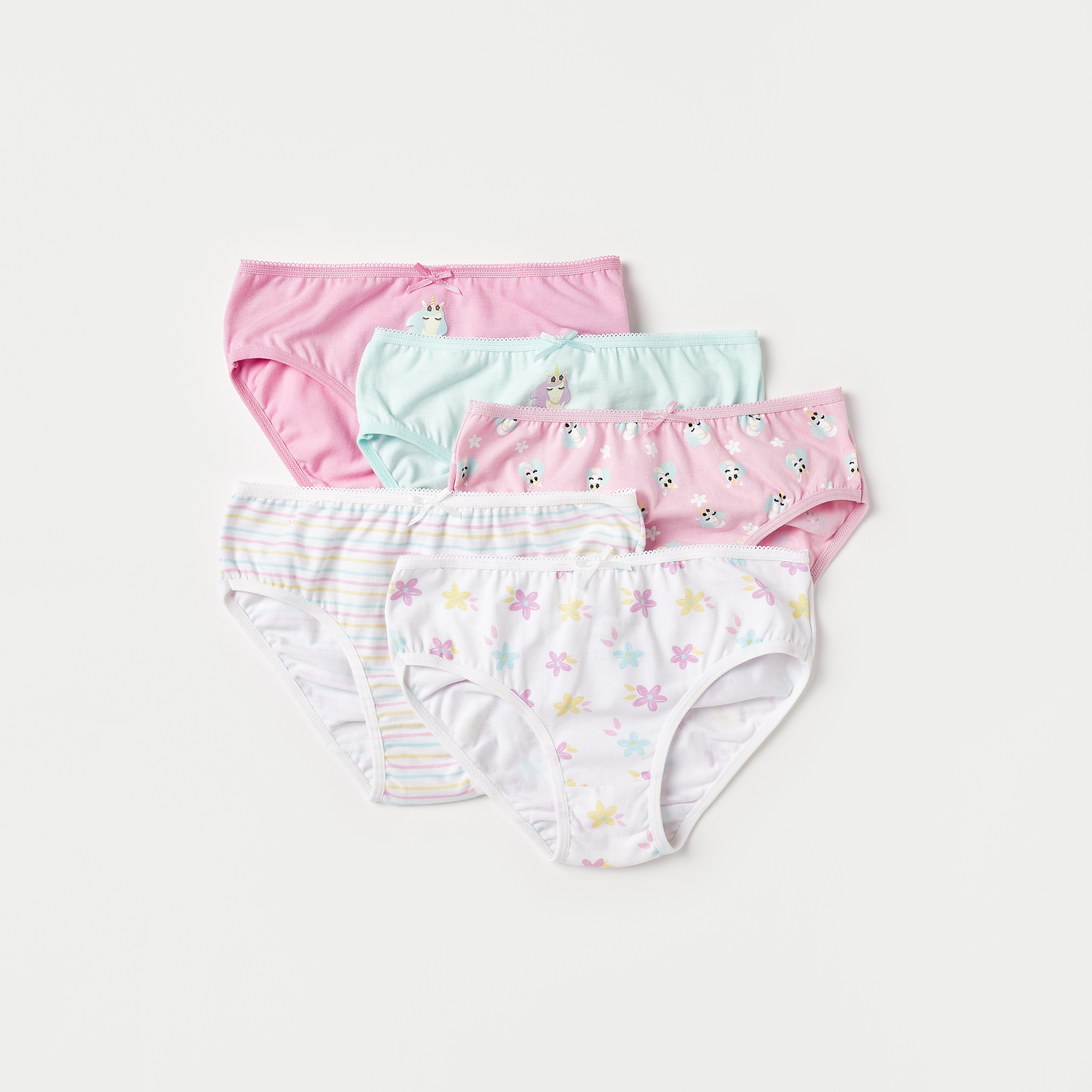سراويل داخلية بطبعات من جونيورز - طقم 5 قطع-girls-clothing-multipacks-image-1