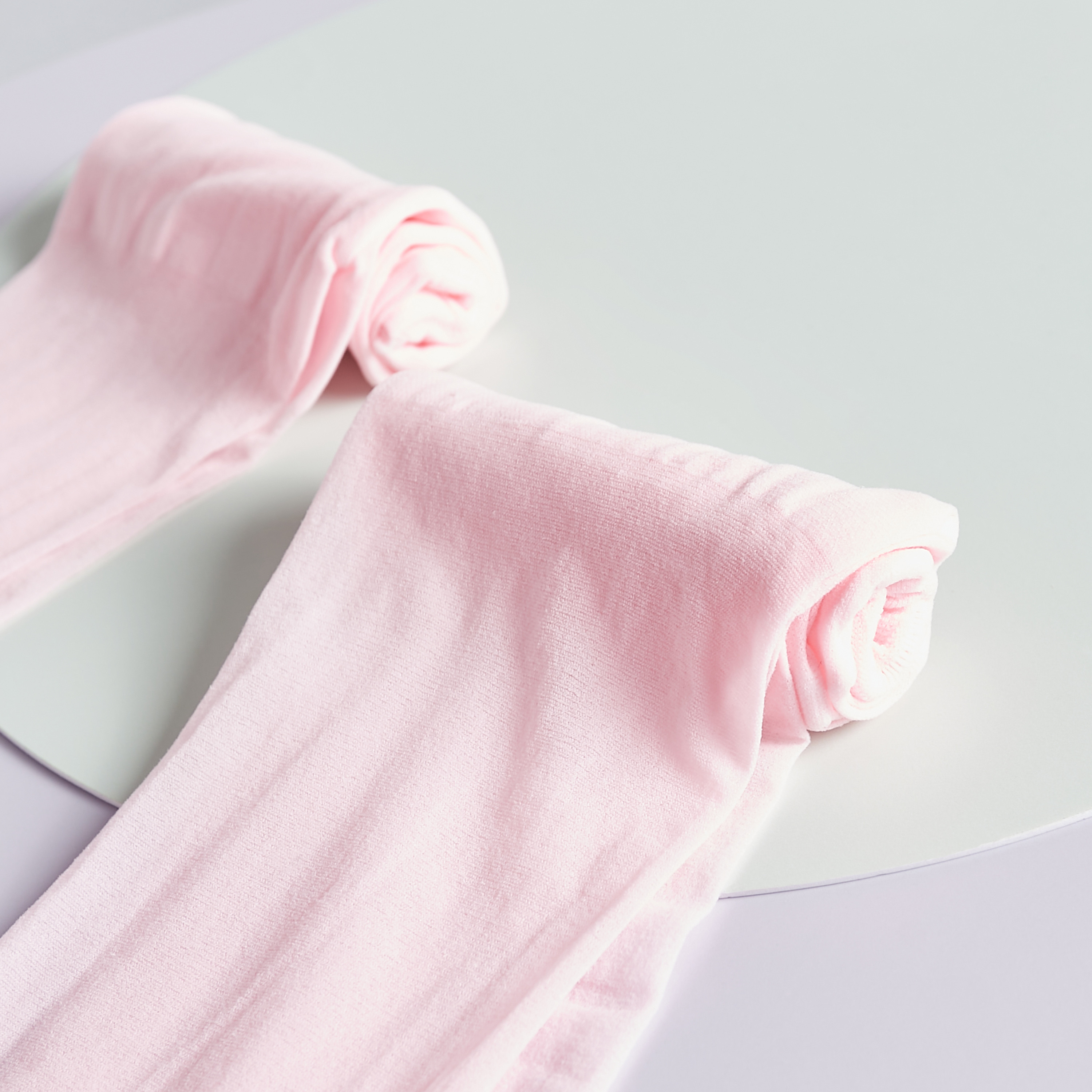 Juniors Solid Tights with Elasticated Waistband - Set of 2-girls-accessories-socks-image-2