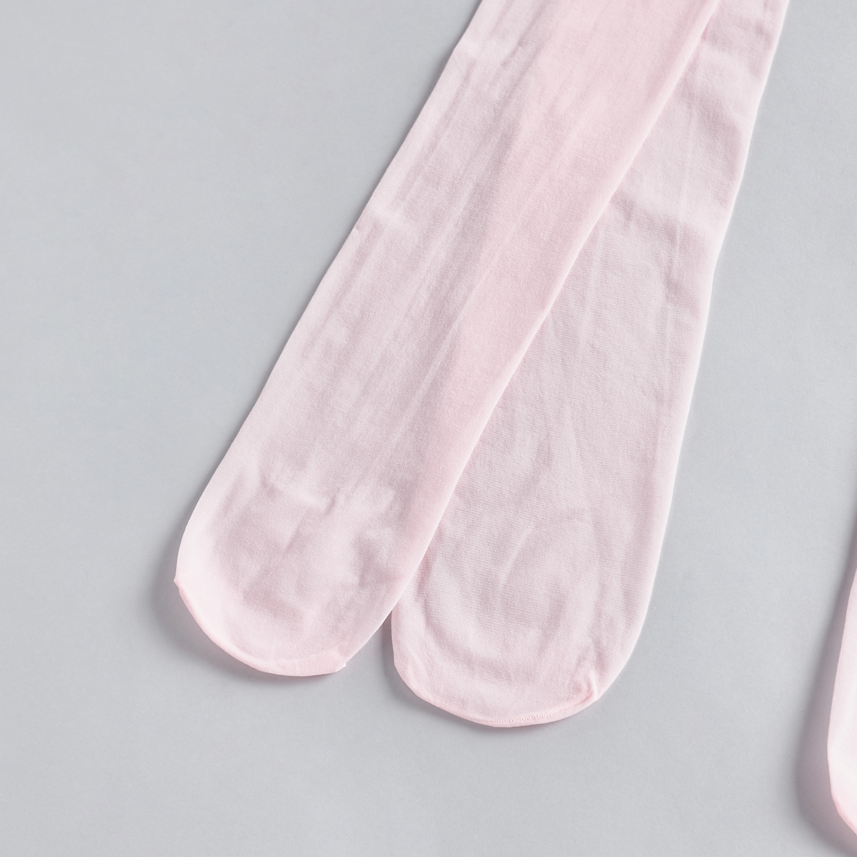 Juniors Solid Tights with Elasticated Waistband - Set of 2-girls-accessories-socks-image-3