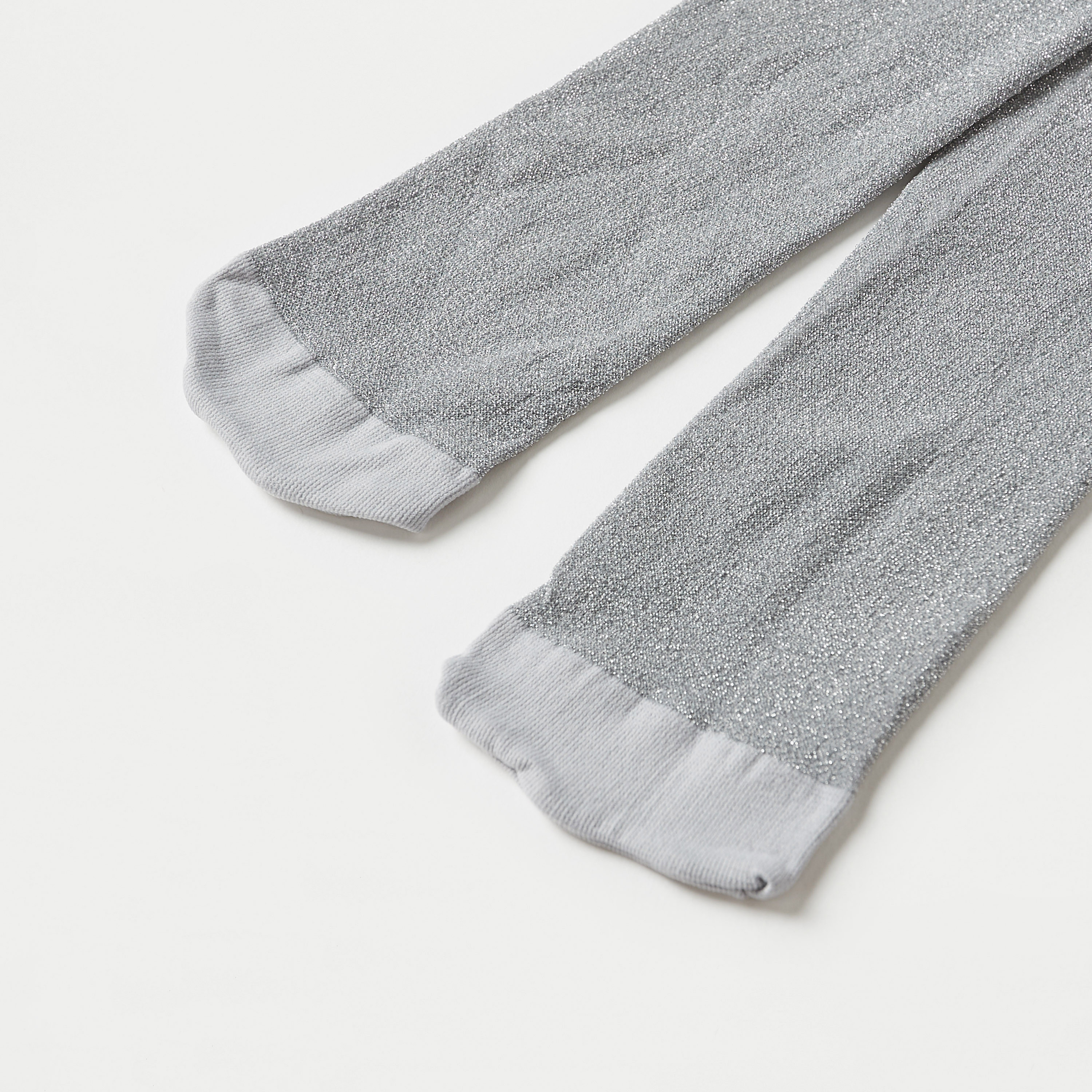 كولون مطاطي بارز الملمس بجليتر من جونيورز-girls-accessories-socks-image-3