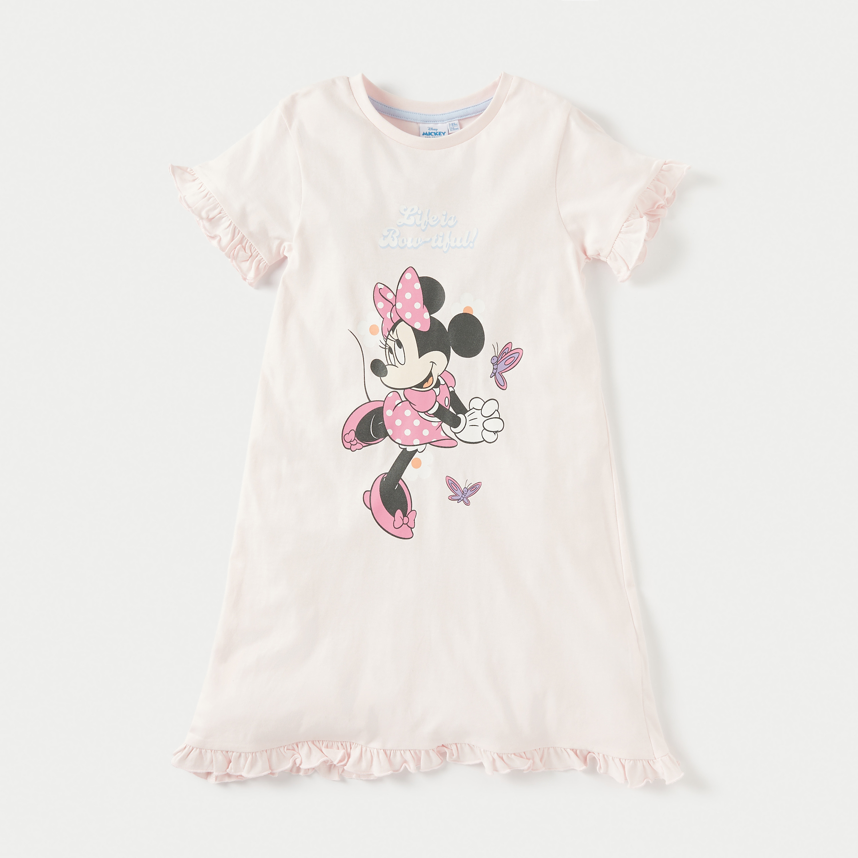 Disney Minnie Mouse Print Night Dress - Set of 2-girls-clothing-multipacks-image-3