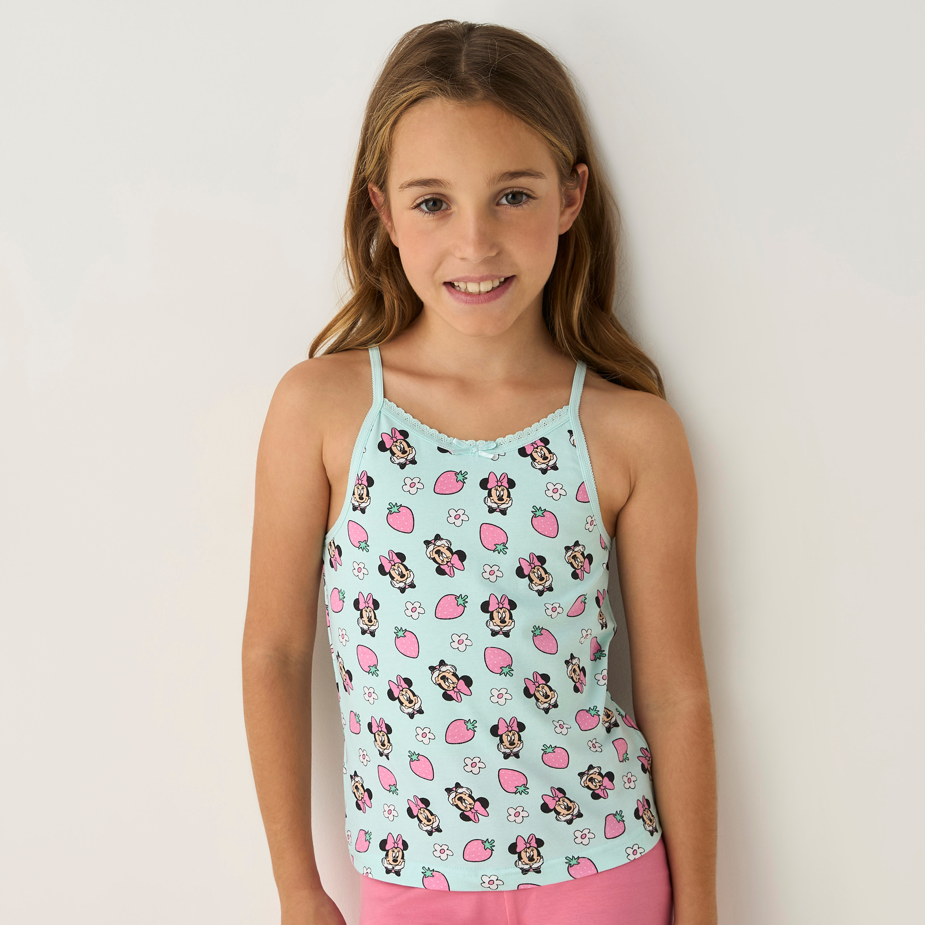 قميص داخلي بطبعات من ديزني - طقم 3 قطع-girls-clothing-innerwear-vests-image-2