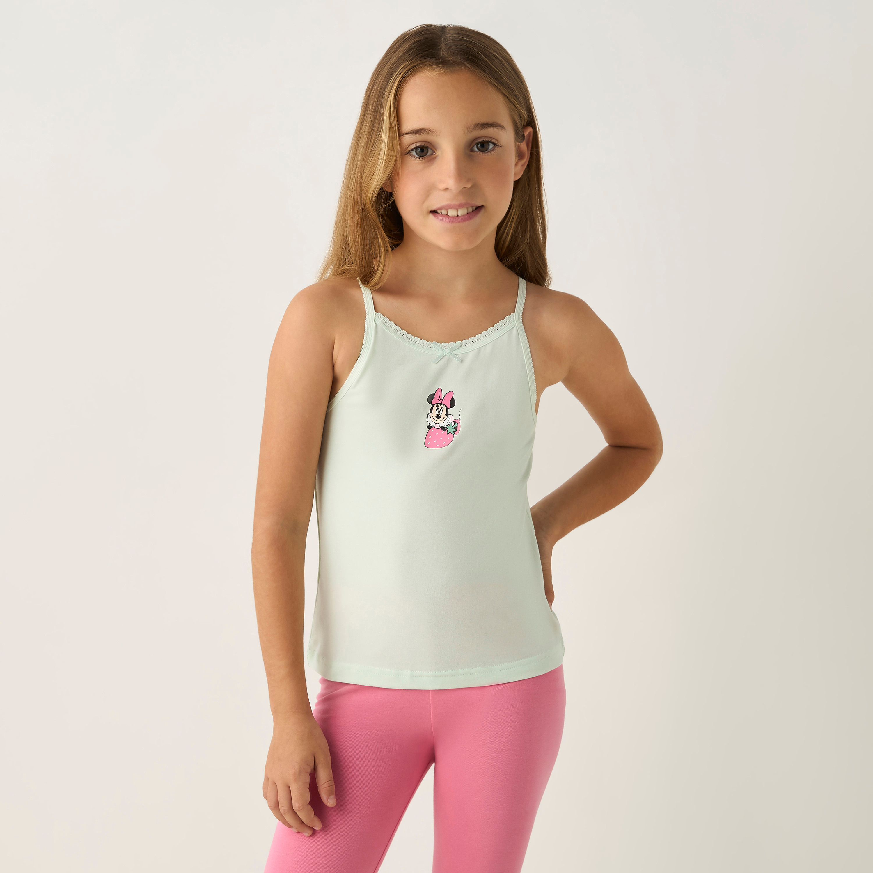 قميص داخلي بطبعات من ديزني - طقم 3 قطع-girls-clothing-innerwear-vests-image-7
