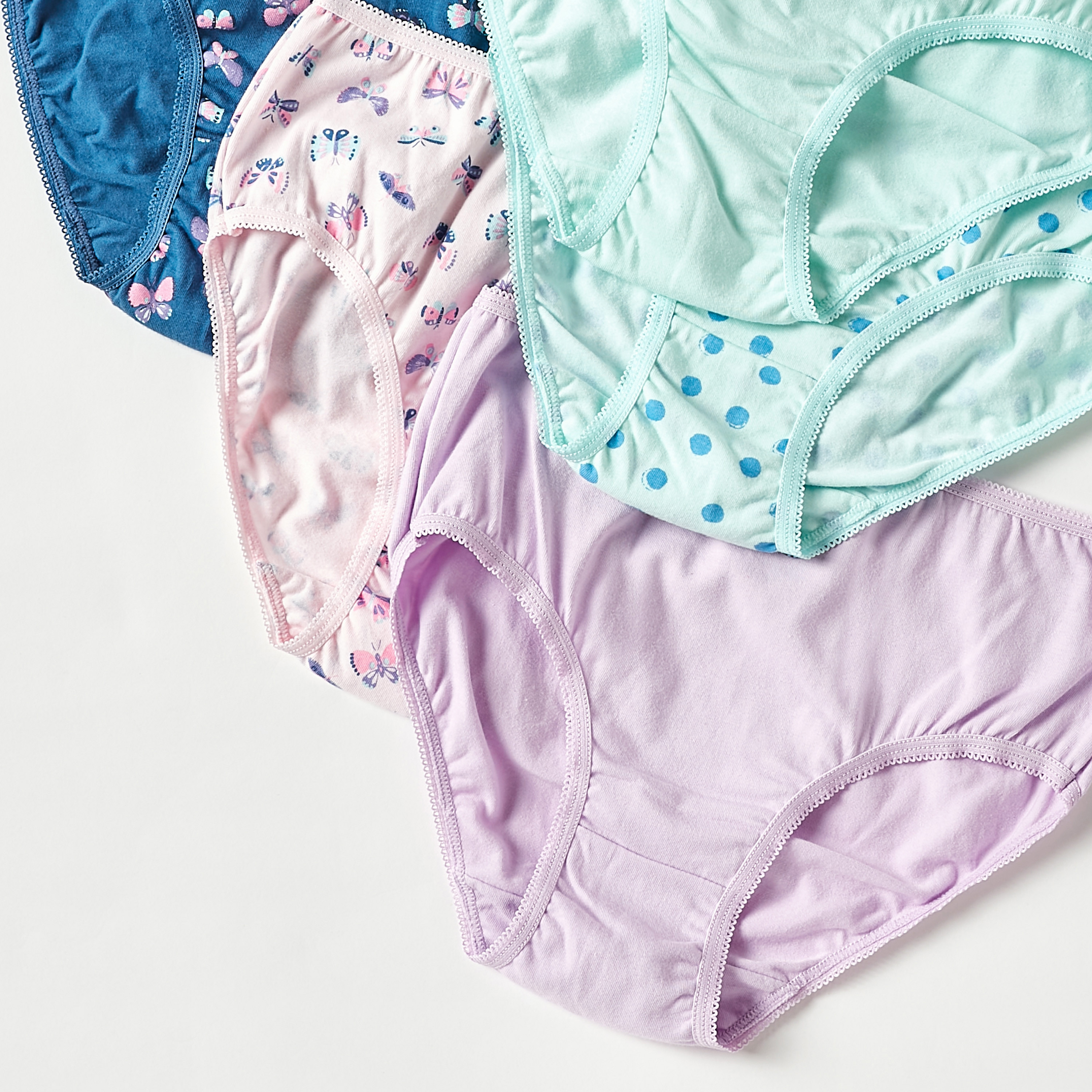 Juniors Printed Briefs - Set of 5-girls-clothing-multipacks-image-4