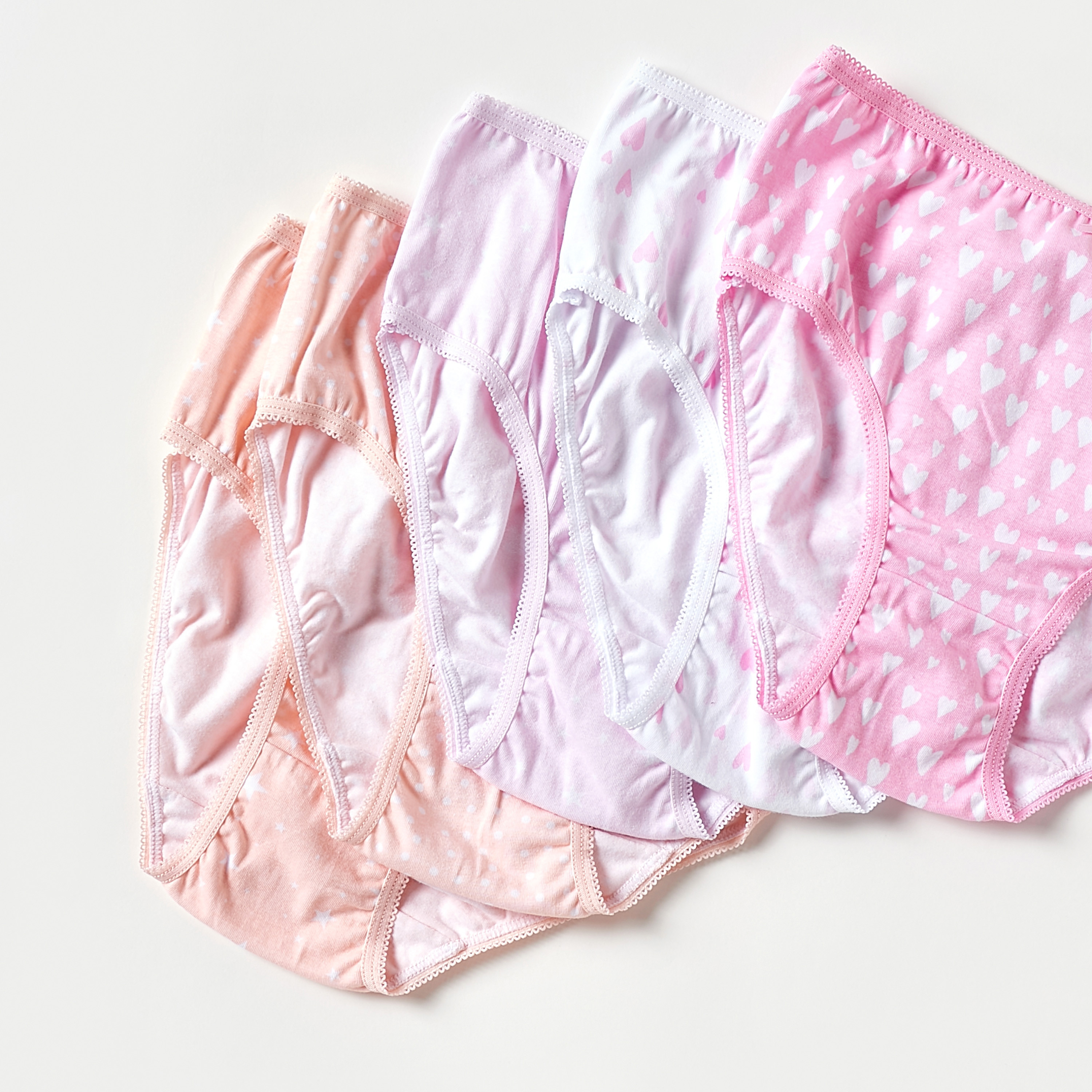 Juniors Printed Briefs - Set of 5-girls-clothing-multipacks-image-4