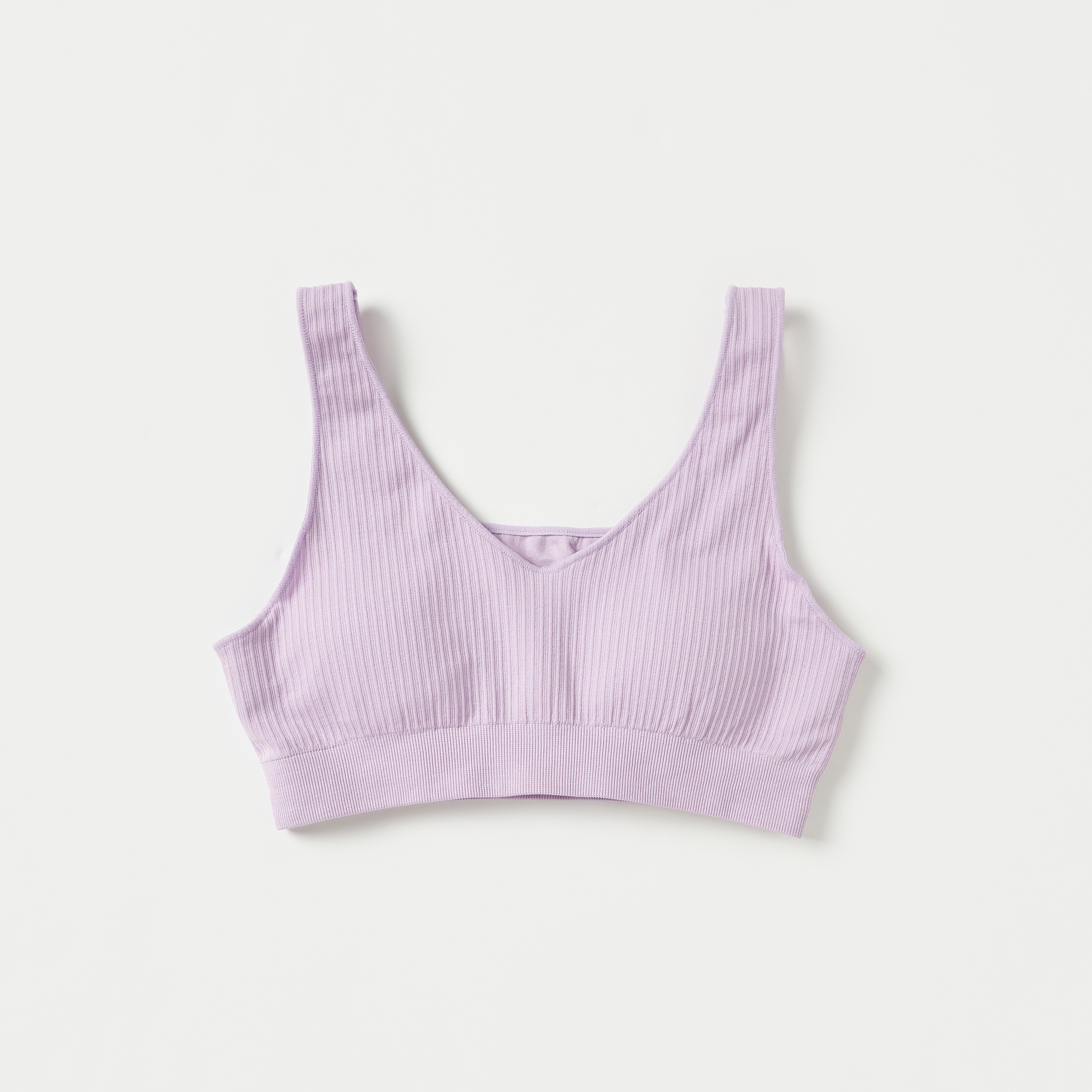 Juniors Ribbed Training Bra - Set of 2-girls-clothing-innerwear-bras-image-2