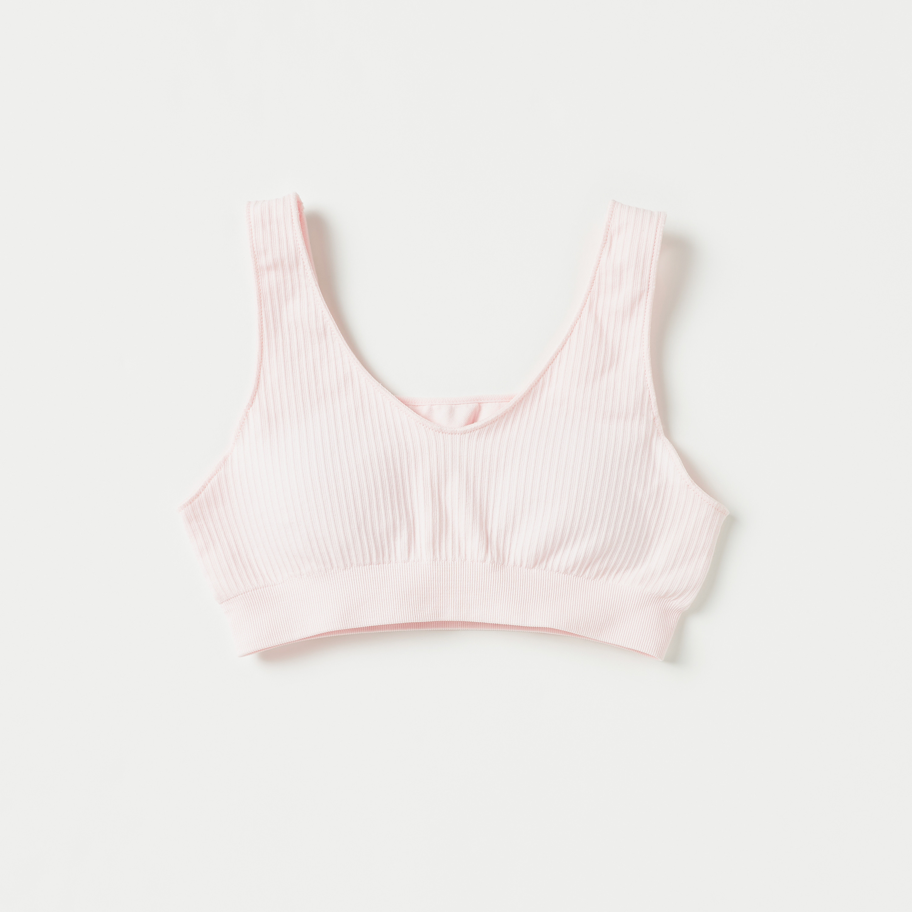Juniors Ribbed Training Bra - Set of 2-girls-clothing-innerwear-bras-image-3