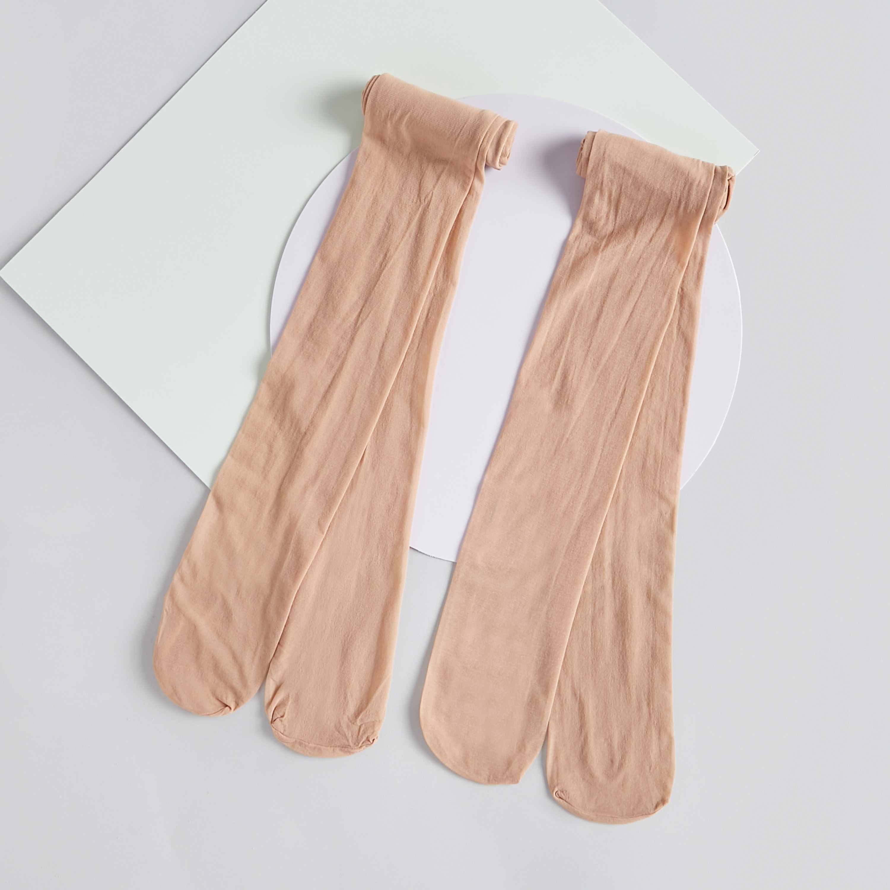 سراويل تحتانية سادة بخصر مطّاطي من جونيورز - طقم من قطعتين-girls-accessories-socks-image-1