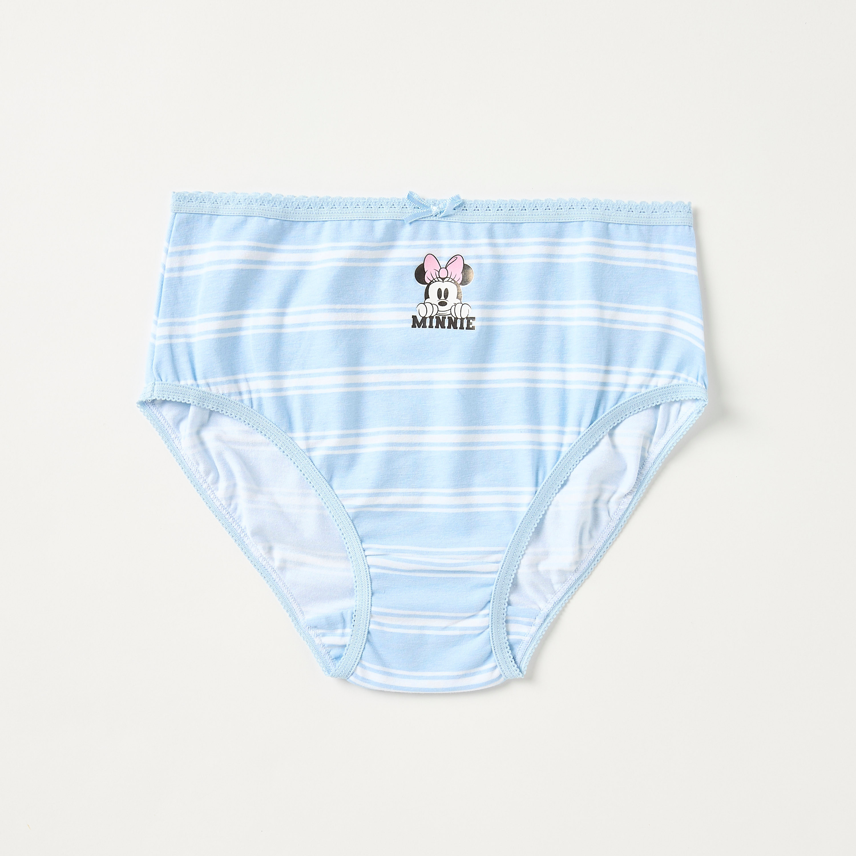 Disney Minnie Mouse Print Briefs - Set of 3-girls-clothing-multipacks-image-2