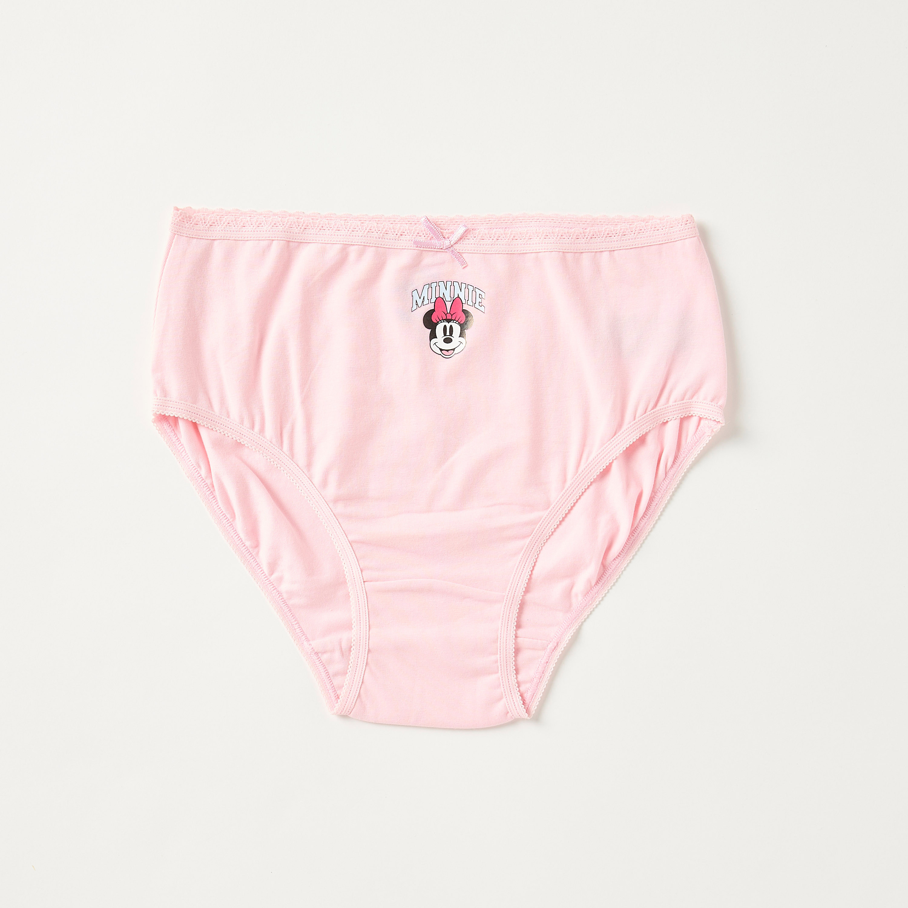 Disney Minnie Mouse Print Briefs - Set of 3-girls-clothing-multipacks-image-4