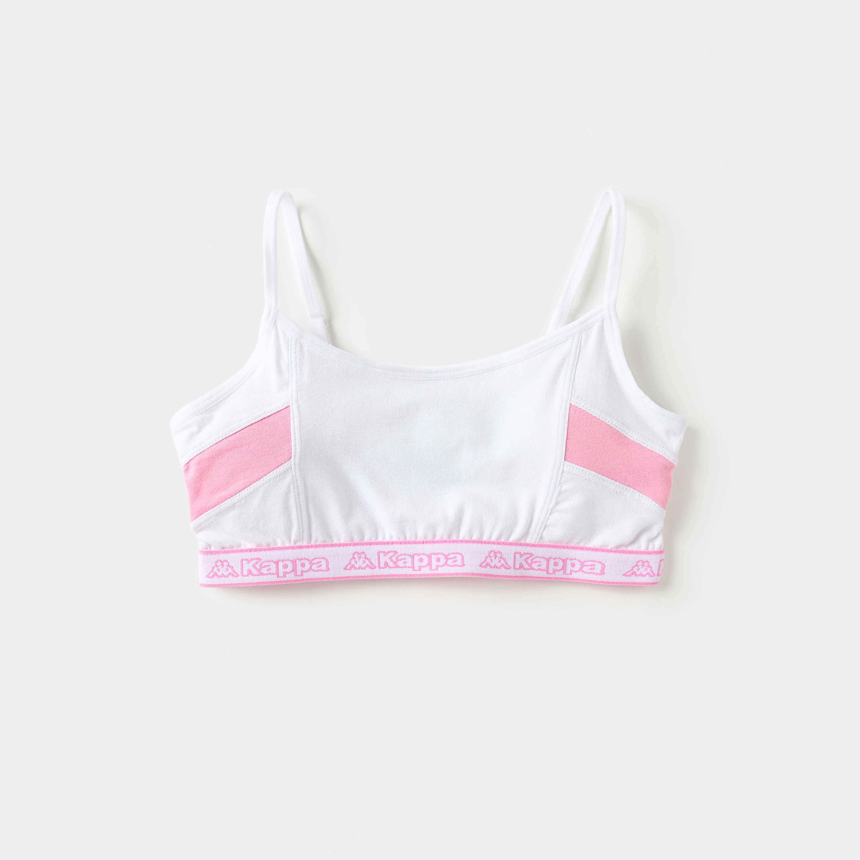 صدرية تدريب بطبعات شعار وحمالات قابلة للتعديل من كابا - طقم من قطعتين-girls-clothing-innerwear-bras-image-2