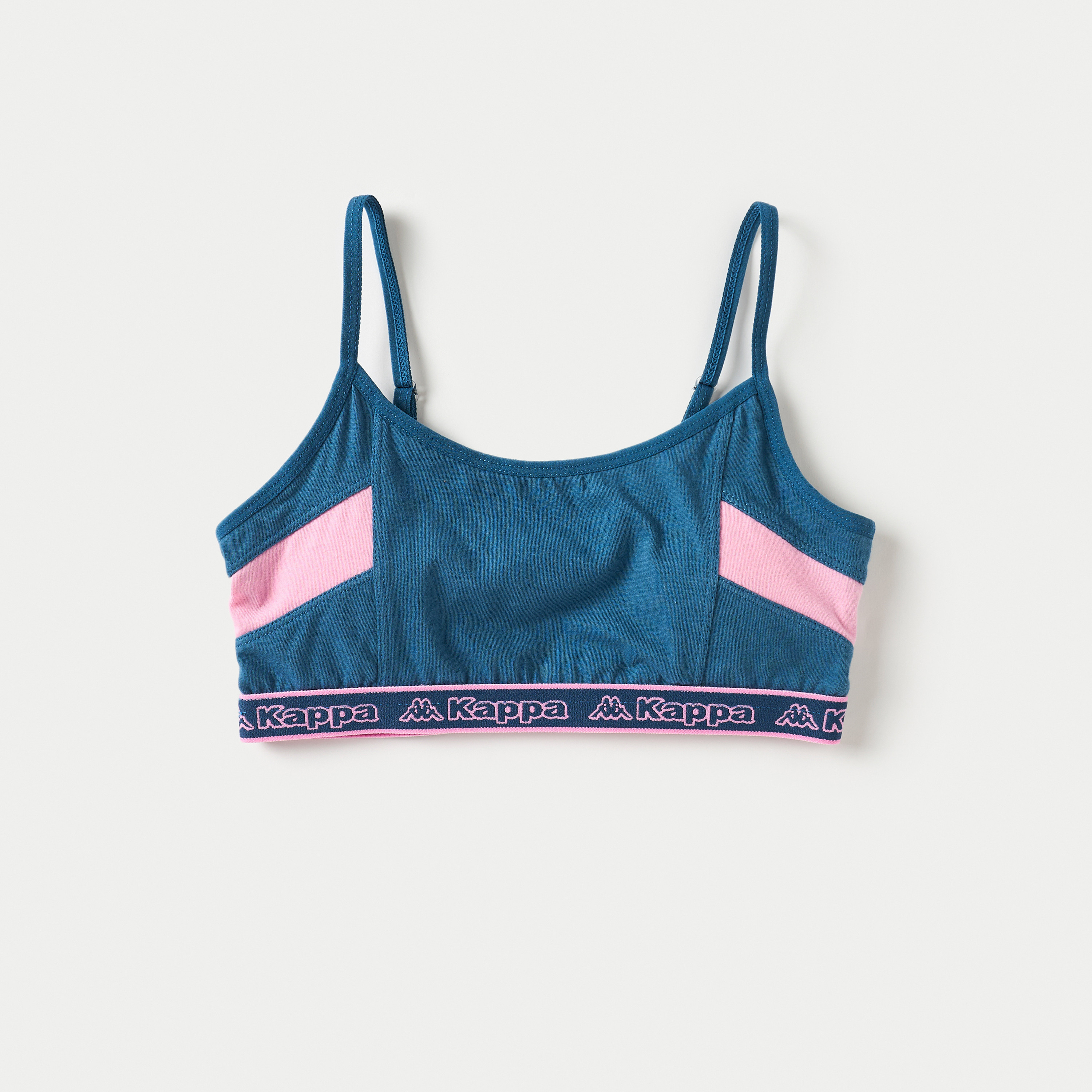 صدرية تدريب بطبعات شعار وحمالات قابلة للتعديل من كابا - طقم من قطعتين-girls-clothing-innerwear-bras-image-3