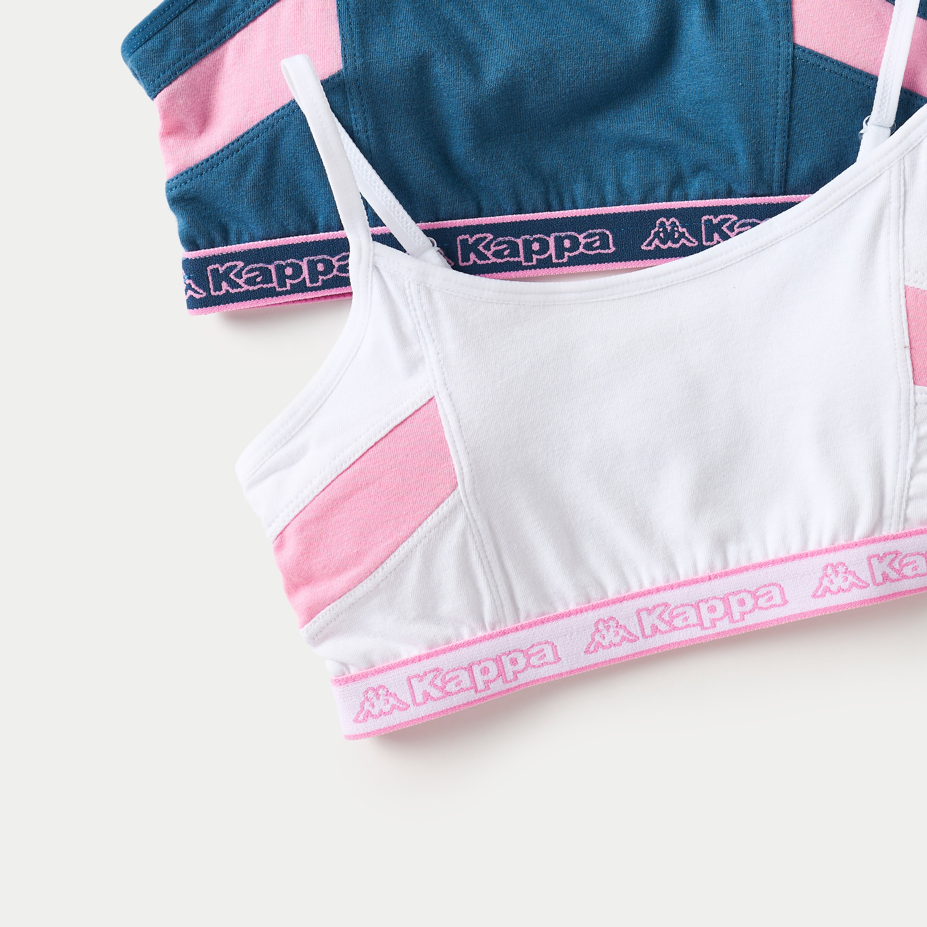 صدرية تدريب بطبعات شعار وحمالات قابلة للتعديل من كابا - طقم من قطعتين-girls-clothing-innerwear-bras-image-4