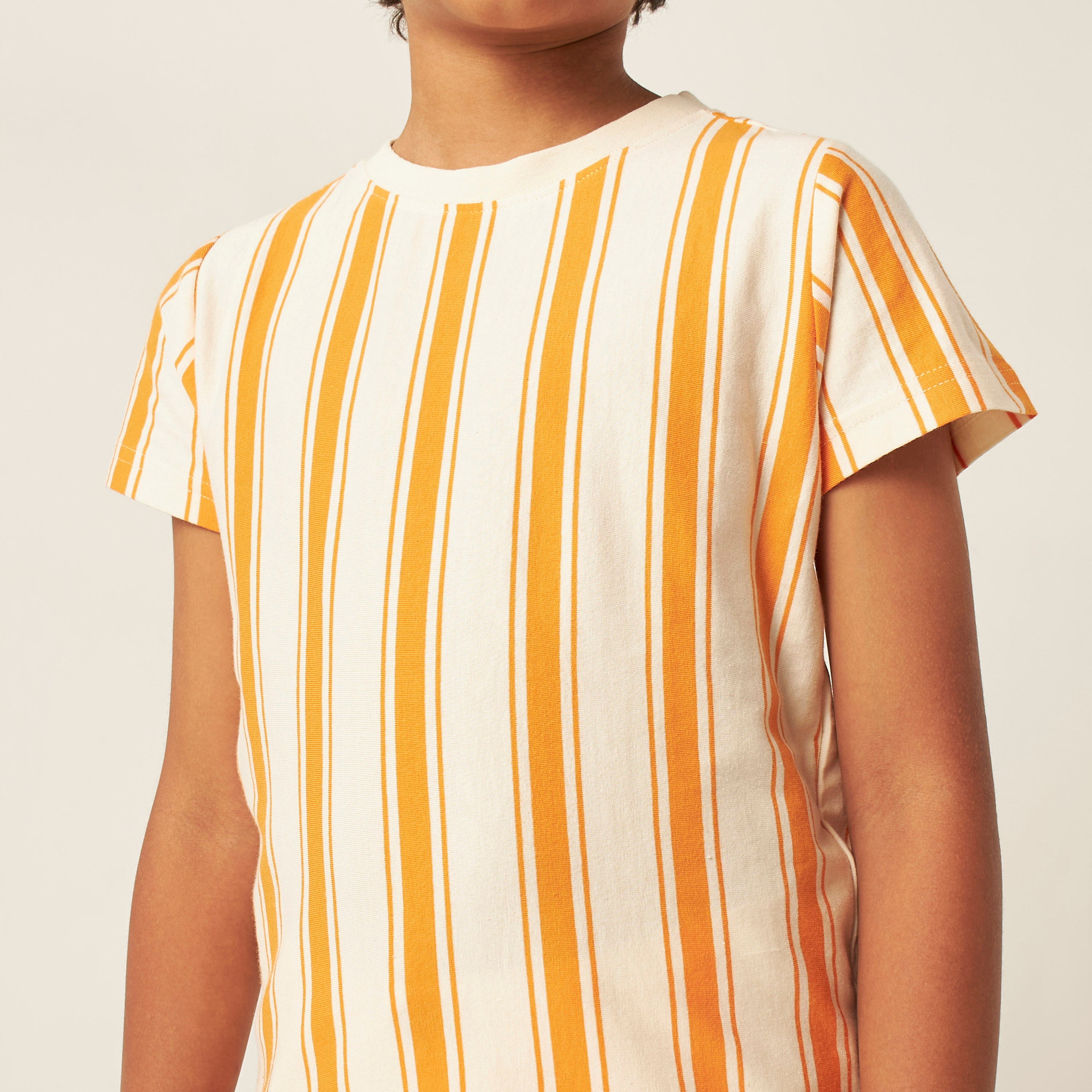 Juniors Striped T-shirt with Crew Neck and Short Sleeves-boys-clothing-tshirtsandpolos-image-3