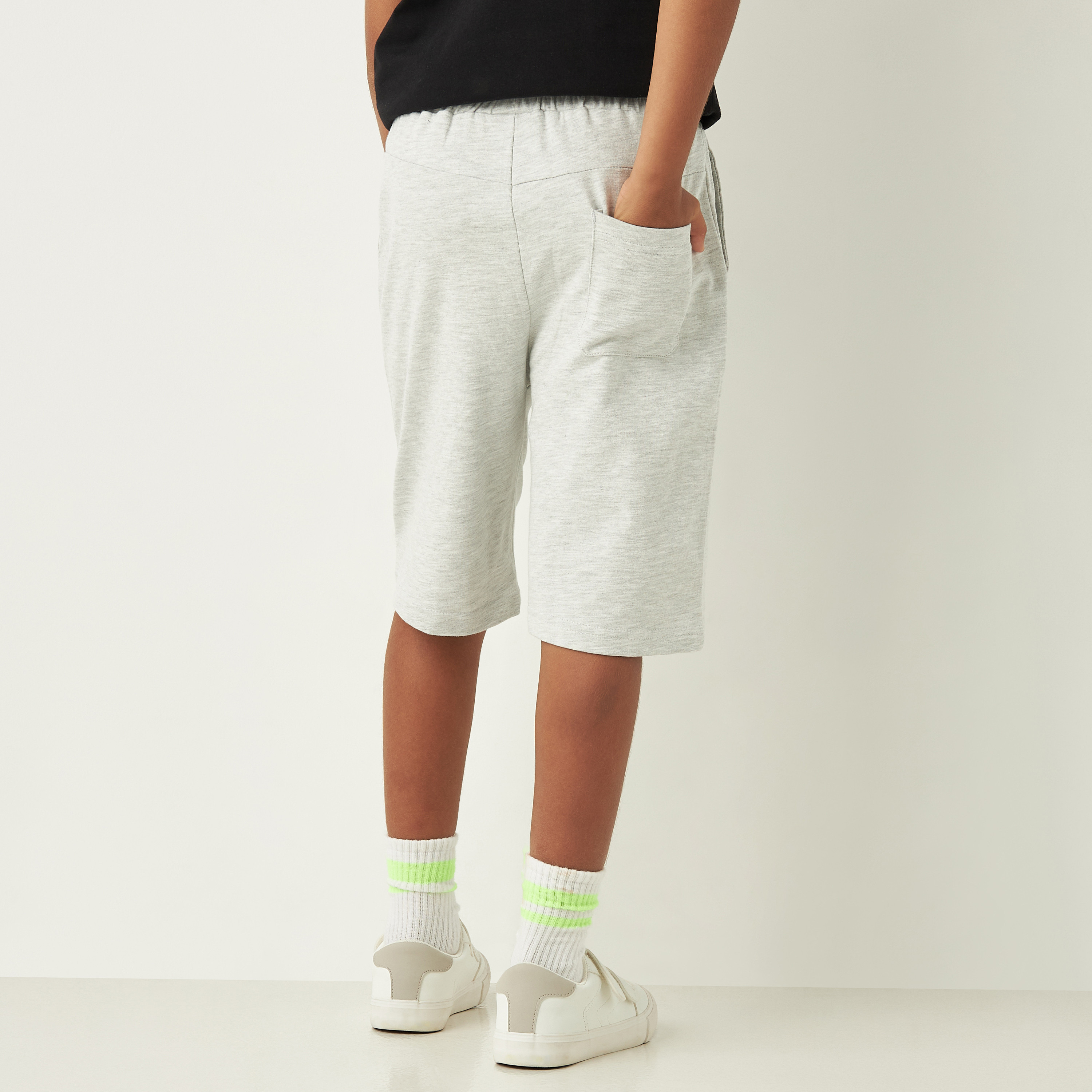 Juniors Patch Detail Shorts with Drawstring Closure and Pockets-boys-clothing-bottoms-shorts-image-3