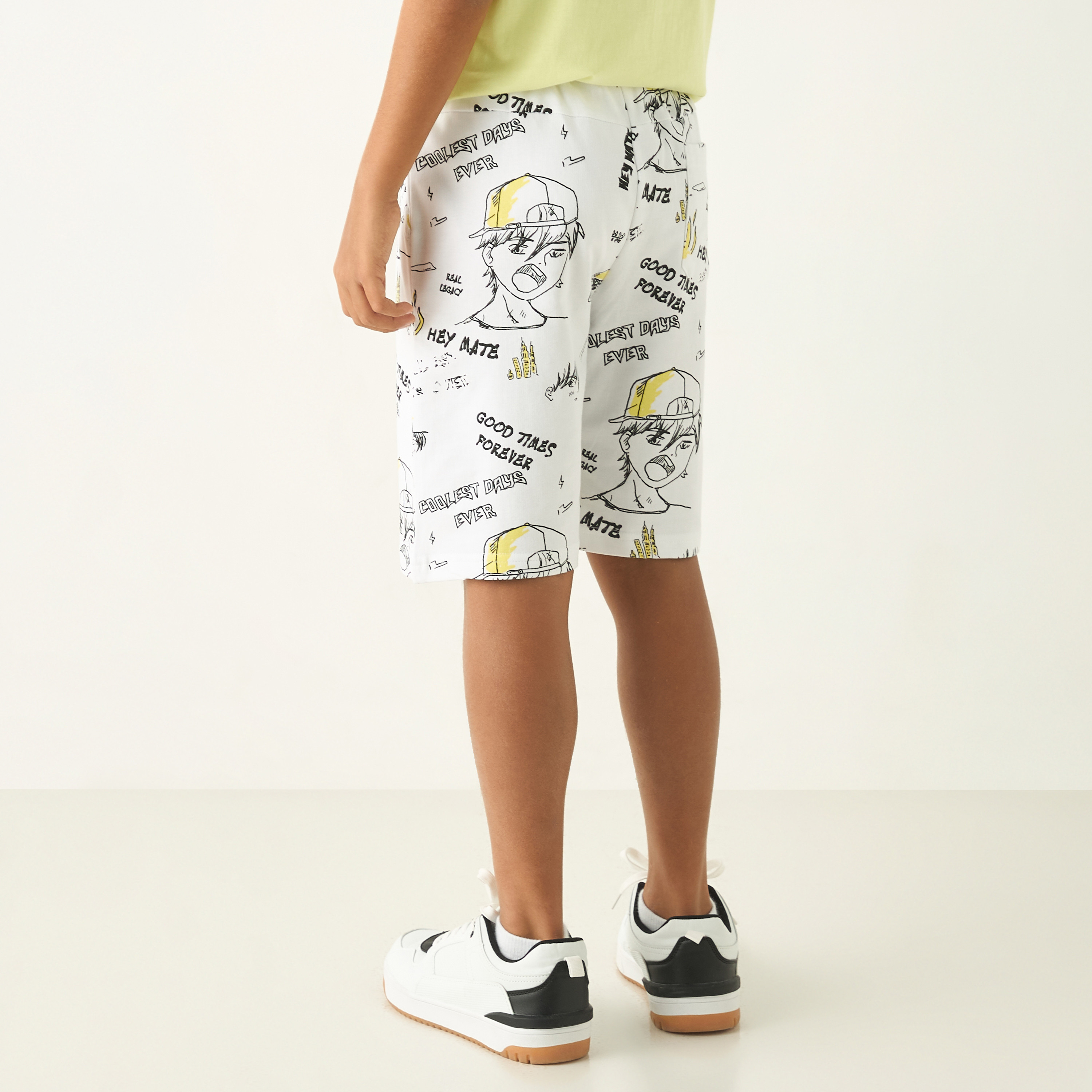 Juniors Graphic Print Shorts with Drawstring Closure-boys-clothing-bottoms-shorts-image-3