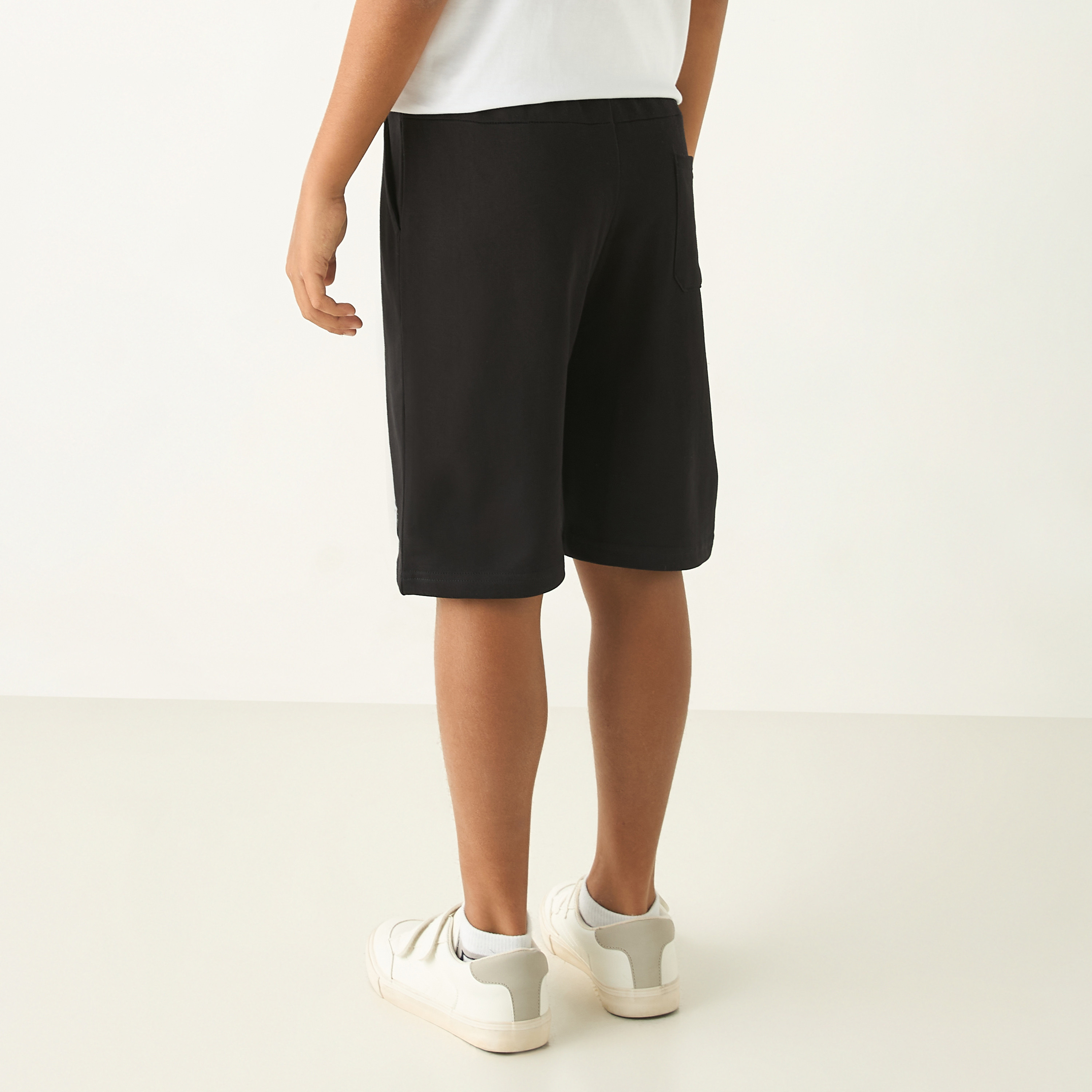 Juniors Patch Detail Shorts with Drawstring Closure and Pockets-boys-clothing-bottoms-shorts-image-3