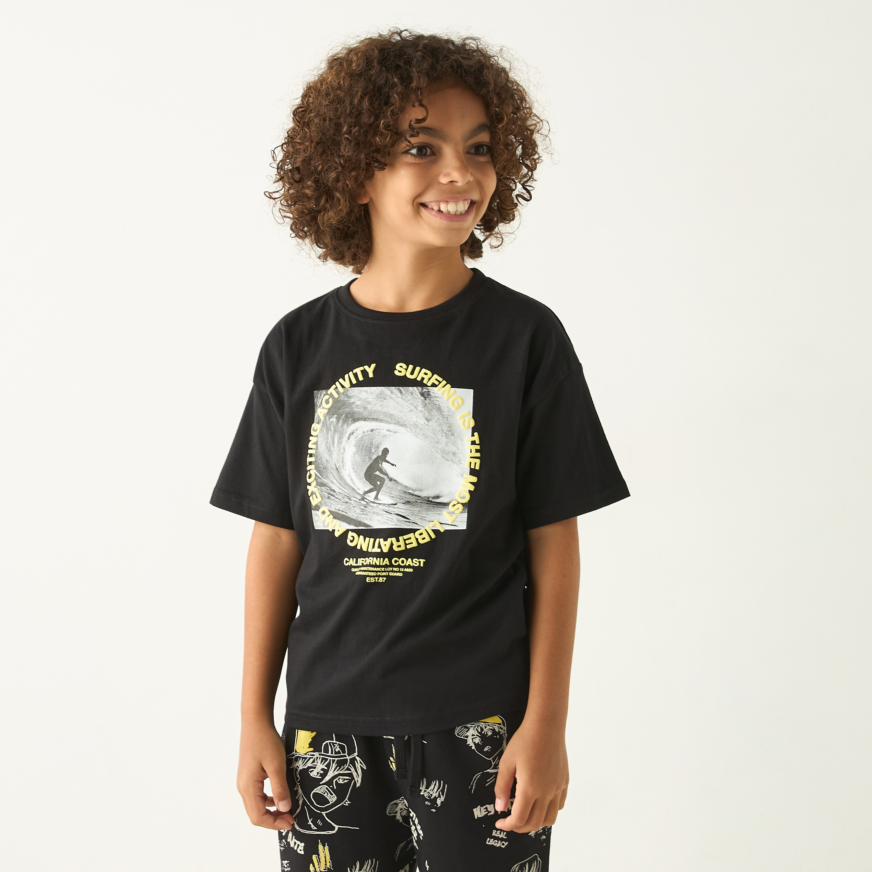 تيشيرت بأكمام قصيرة وطبعات من جونيورز-boys-clothing-tshirtsandpolos-image-1