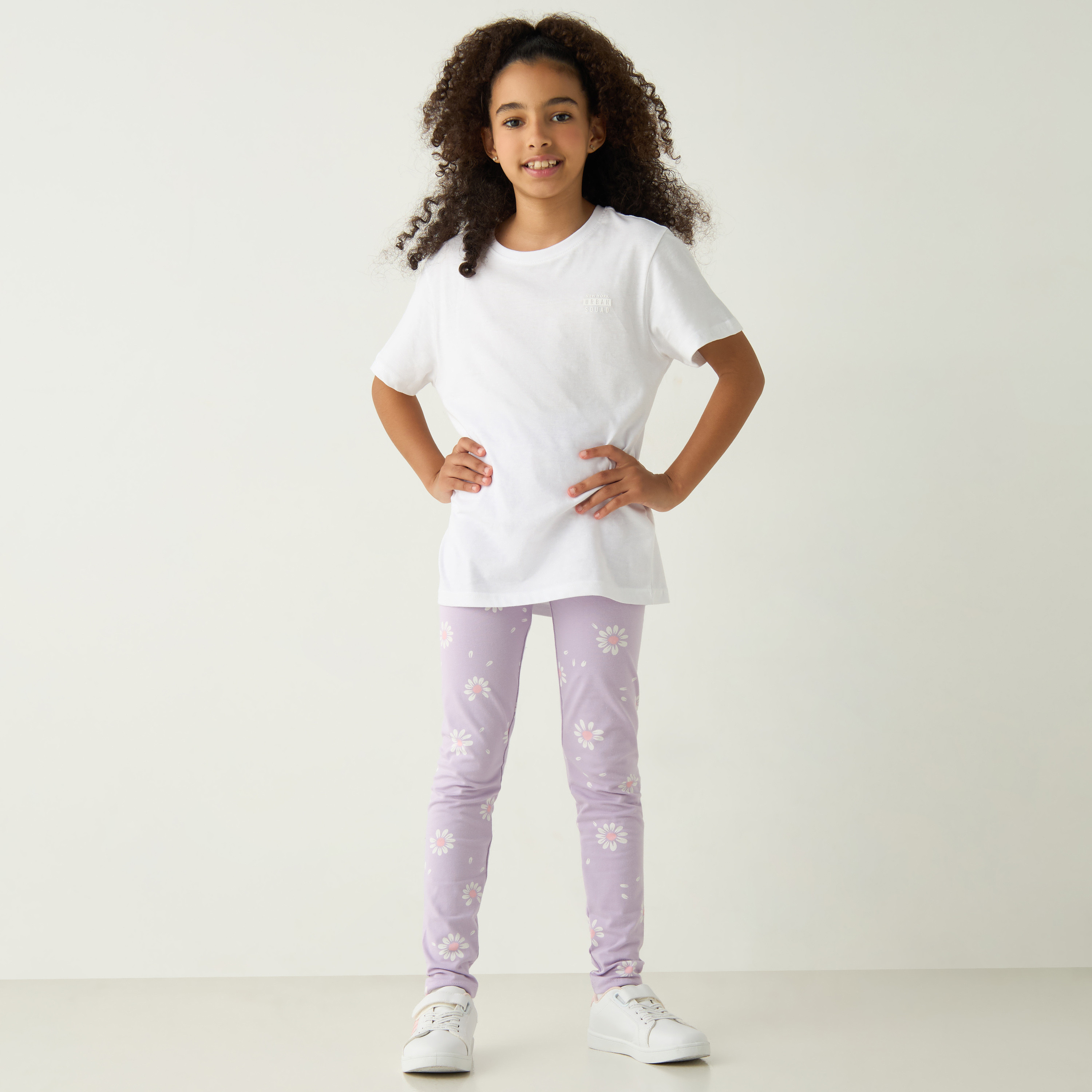 بنطلون ليقنز بخصر مطّاطي وطبعات من جونيورز-girls-clothing-bottoms-leggings-image-2