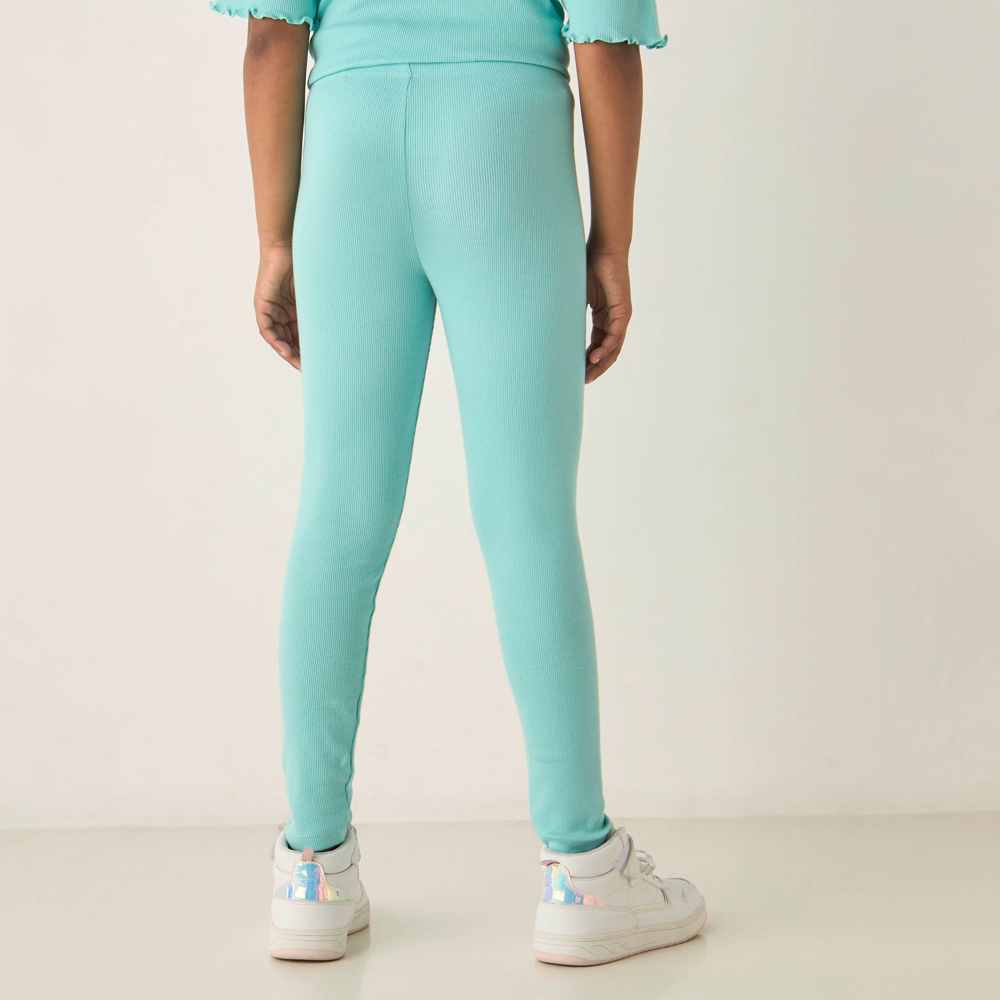 Juniors Ribbed Leggings-girls-clothing-bottoms-leggings-image-3