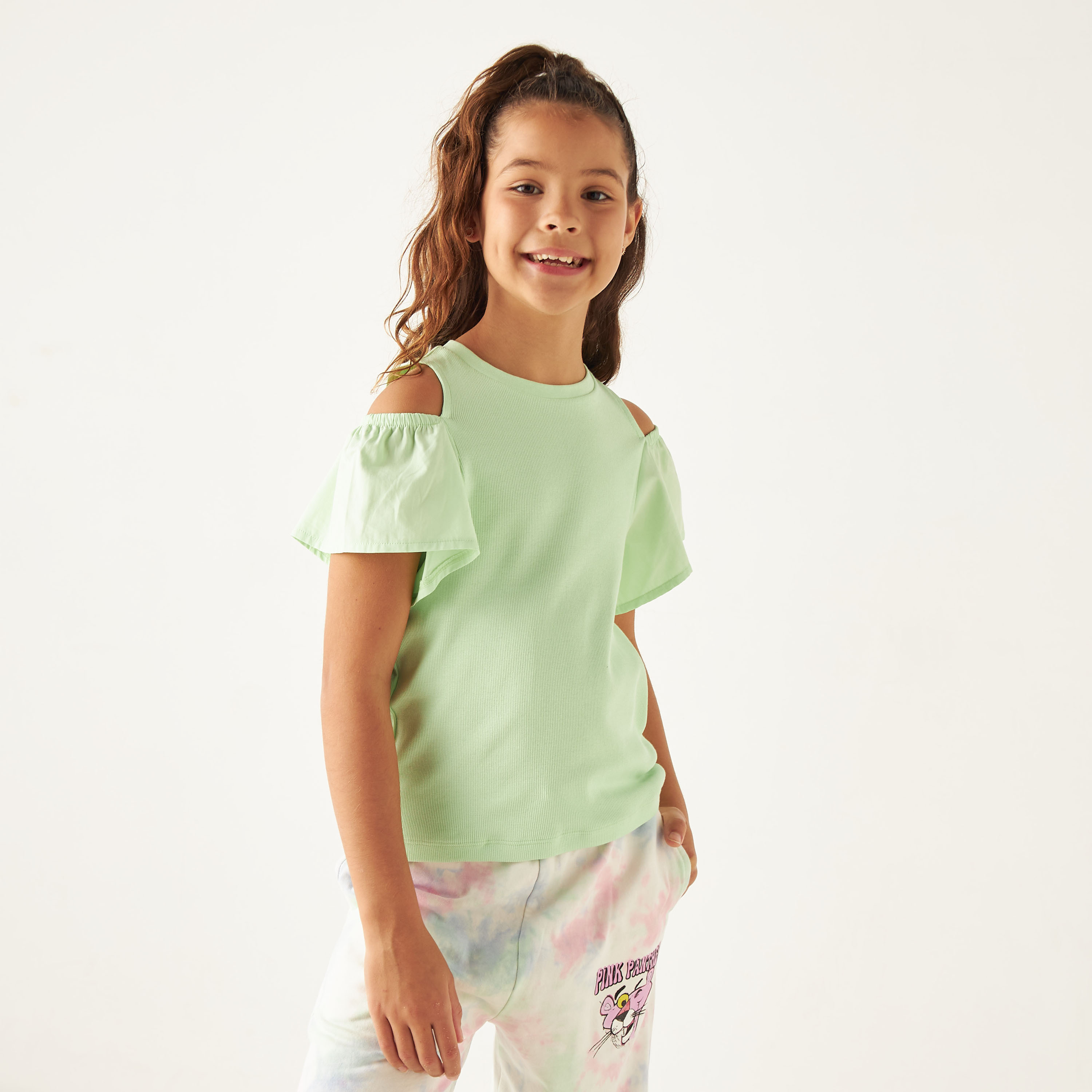 Cold shoulder 2024 junior tops